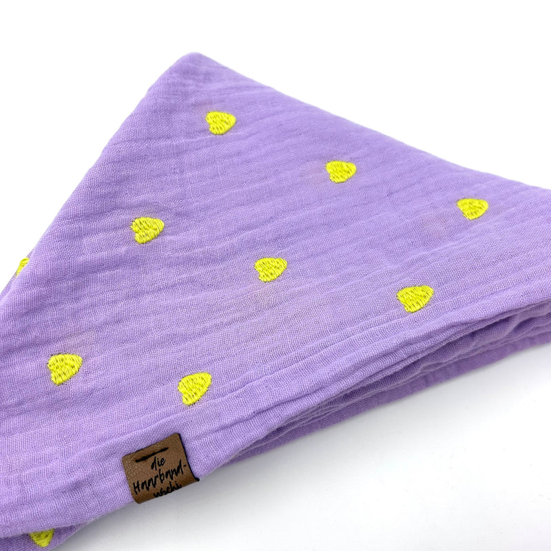 Bandana - Sunny Heart Flieder