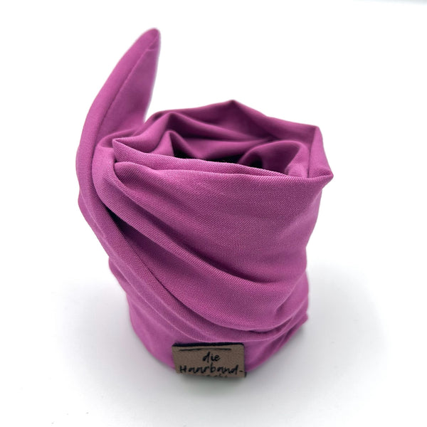Drahthaarband Schmal - Soft Touch Fuchsia
