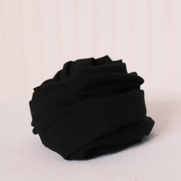 Drahthaarband Schmal - Soft Touch Schwarz