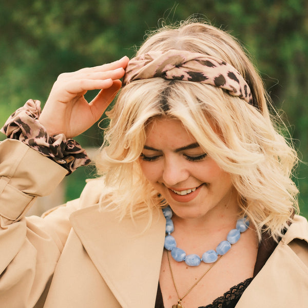 Scrunchie - Berry Leo
