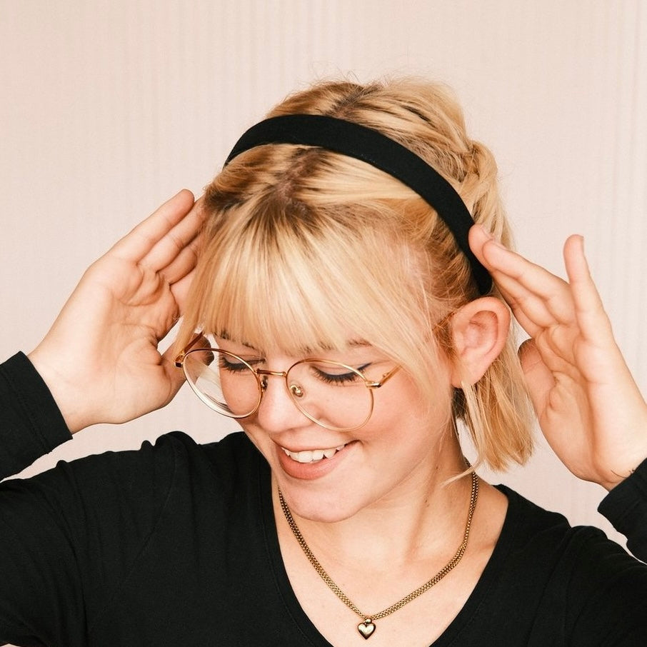 Anna - Glitzer schwarz