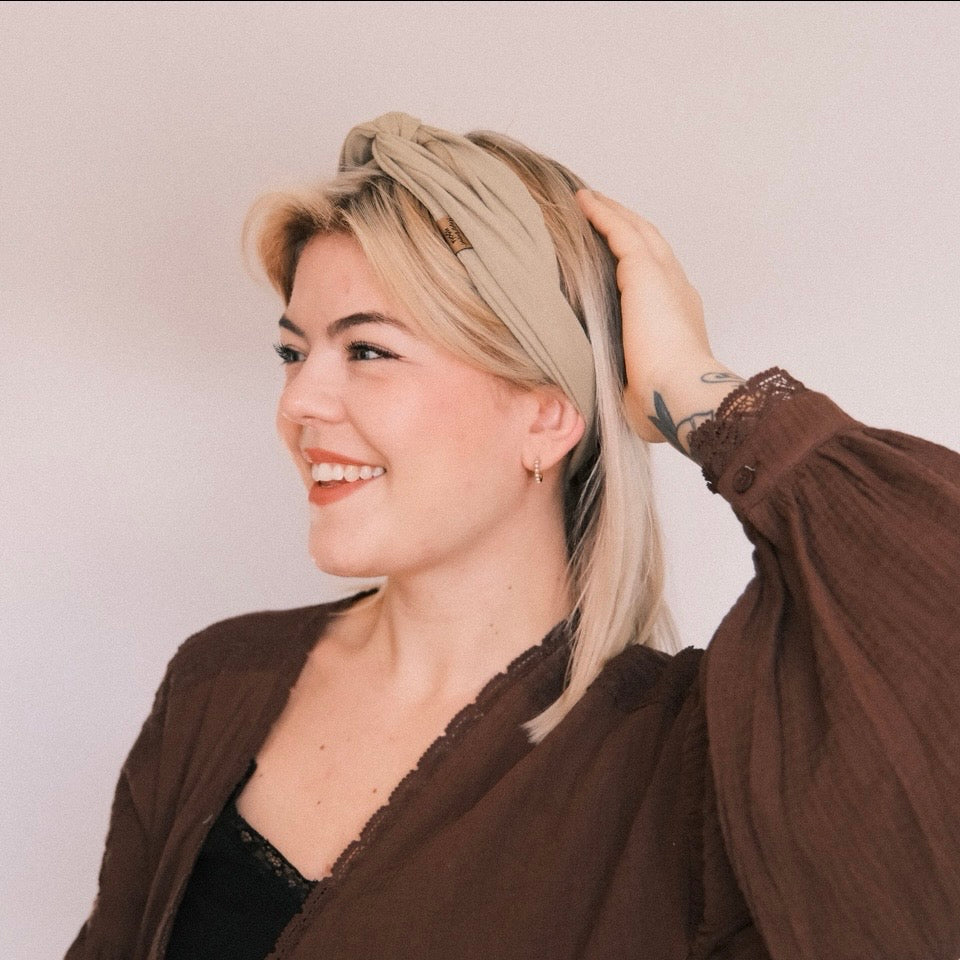 Drahthaarband Musselin Pistazie