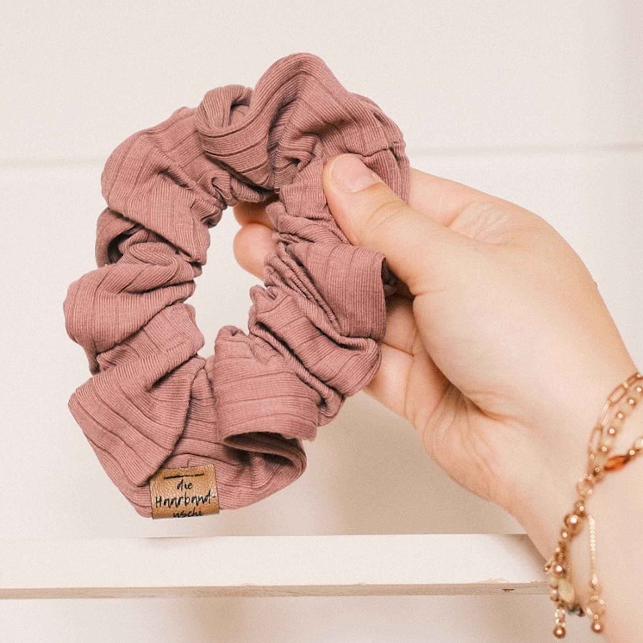 Scrunchie - Sporty Rib Mauve