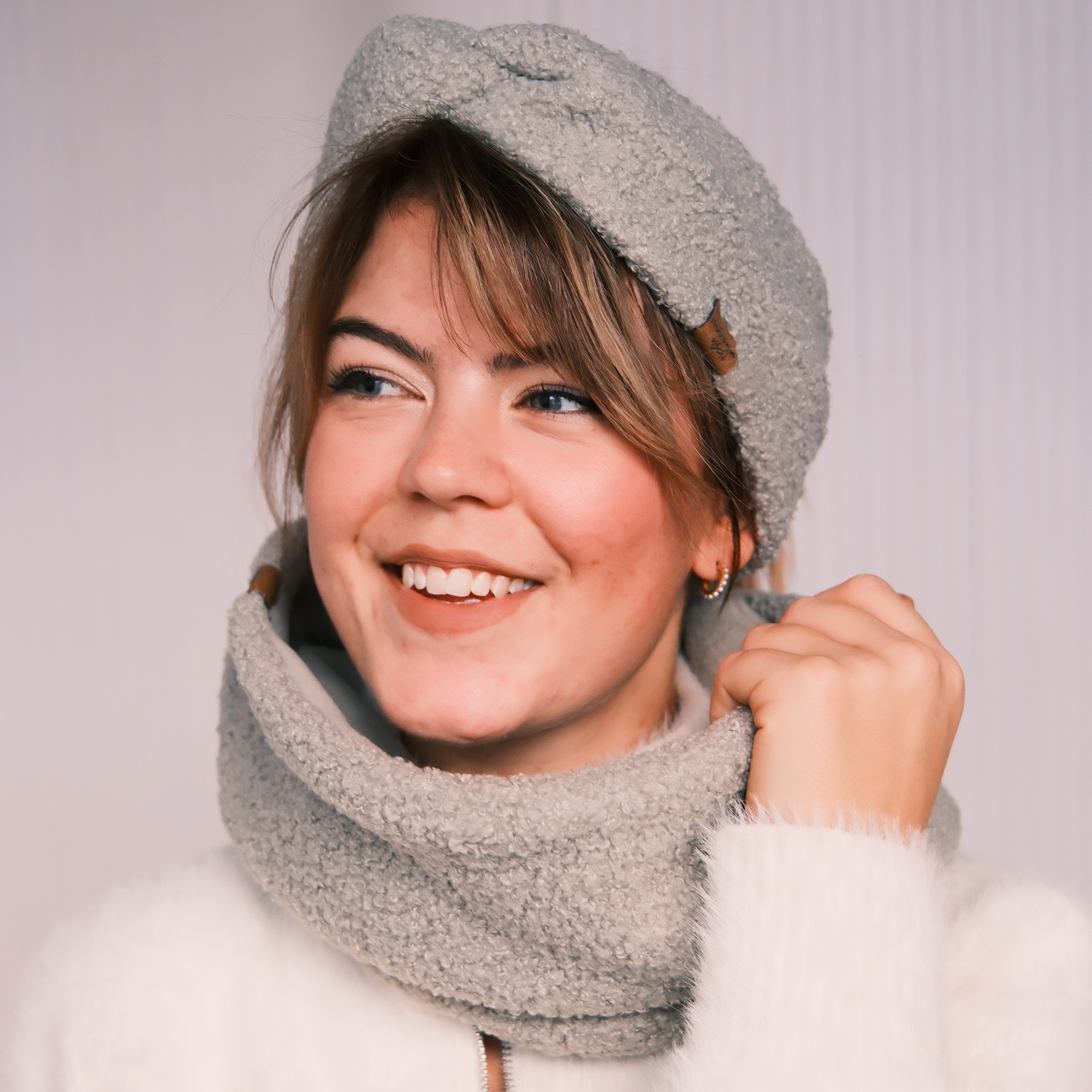 Basic Haarband - Teddy Frozen Mint