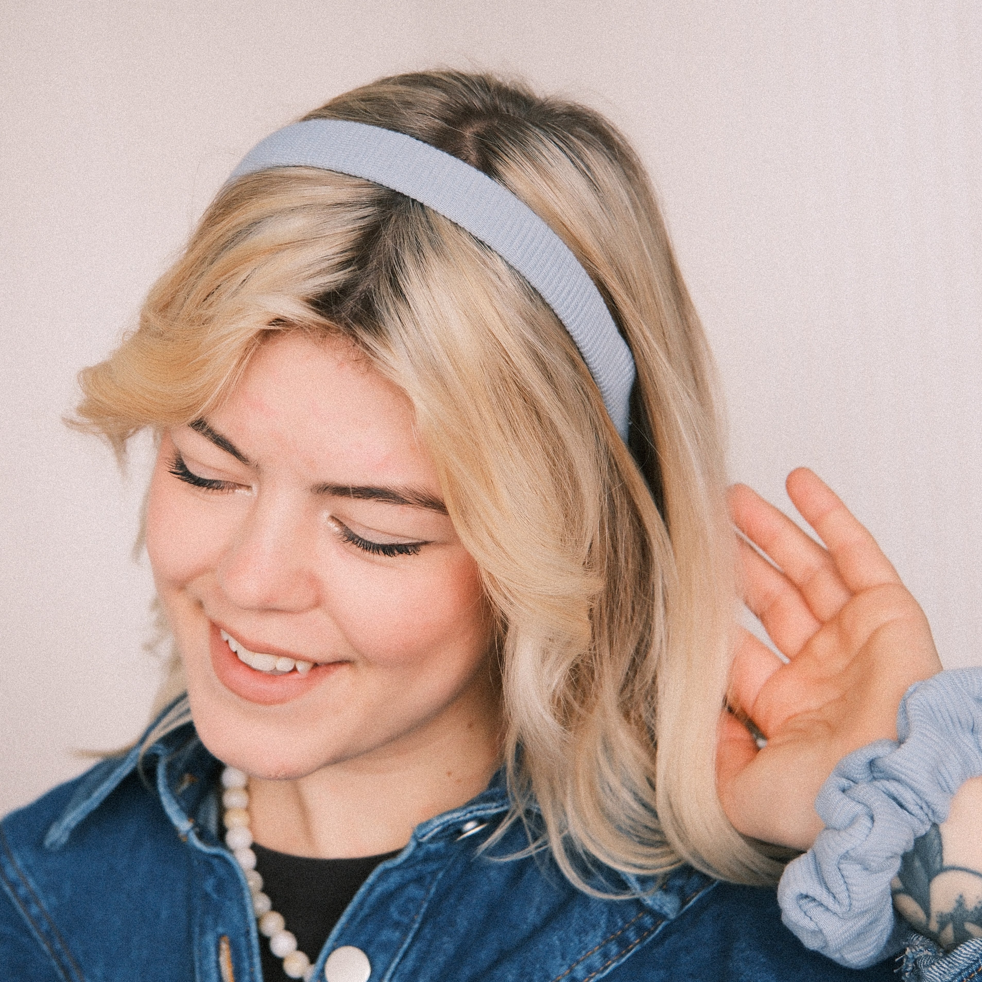 Anna - Soft Rib Blaugrau