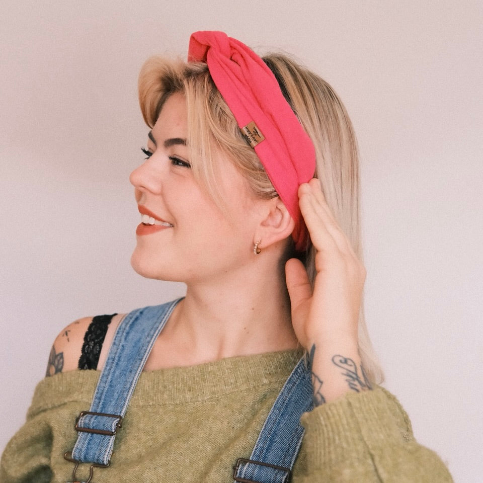 Drahthaarband - Musselin pink
