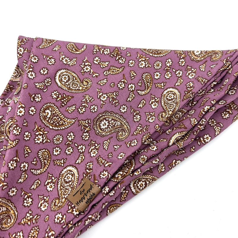 Bandana - Vintage Paisley Mauve