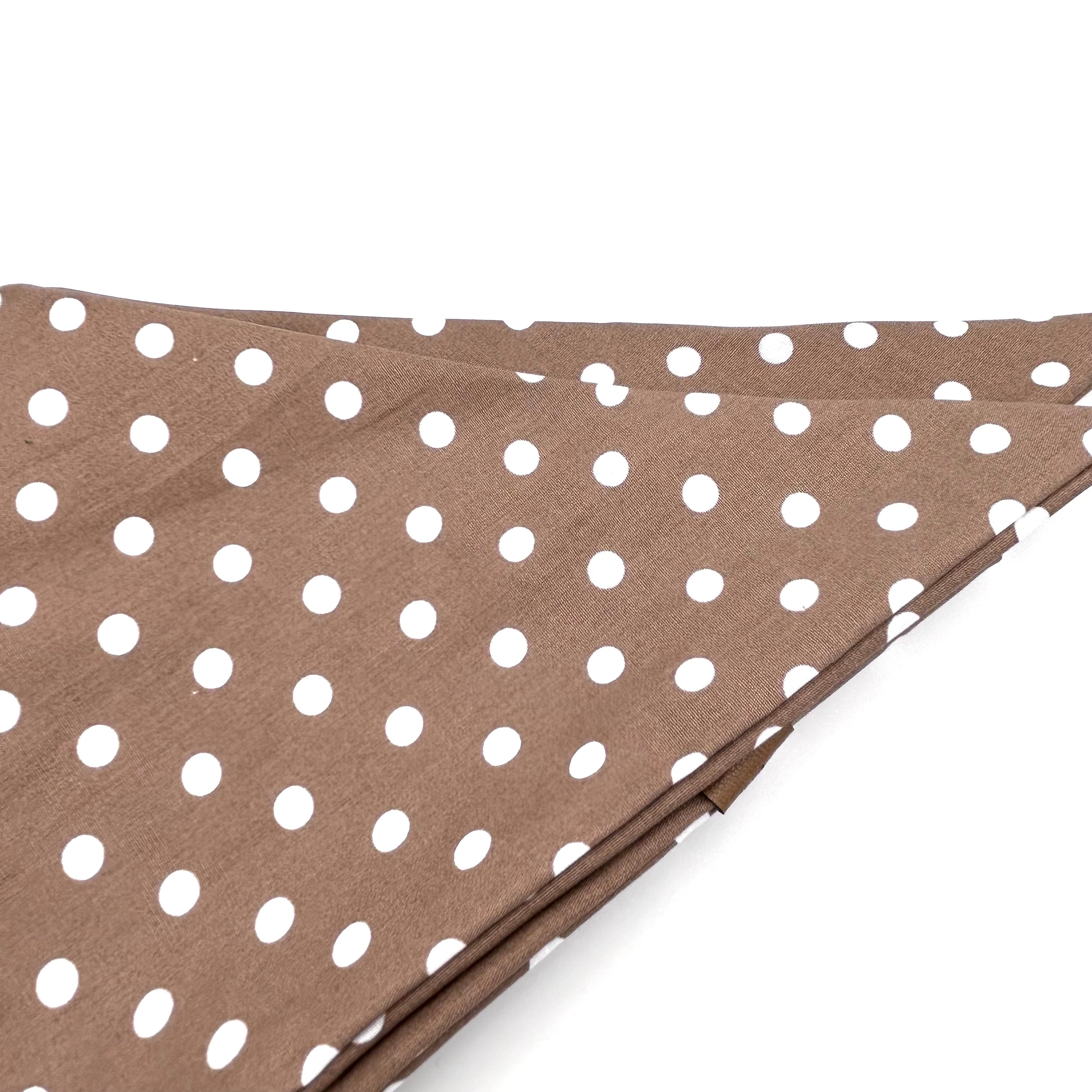 Bandana - Dots Braun