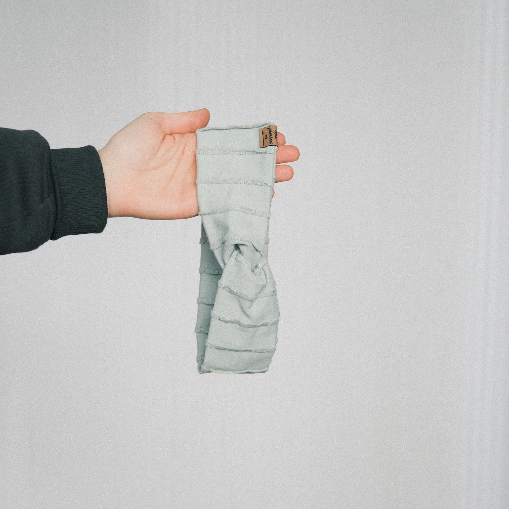 Basic Haarband - Feinrüsche Mint