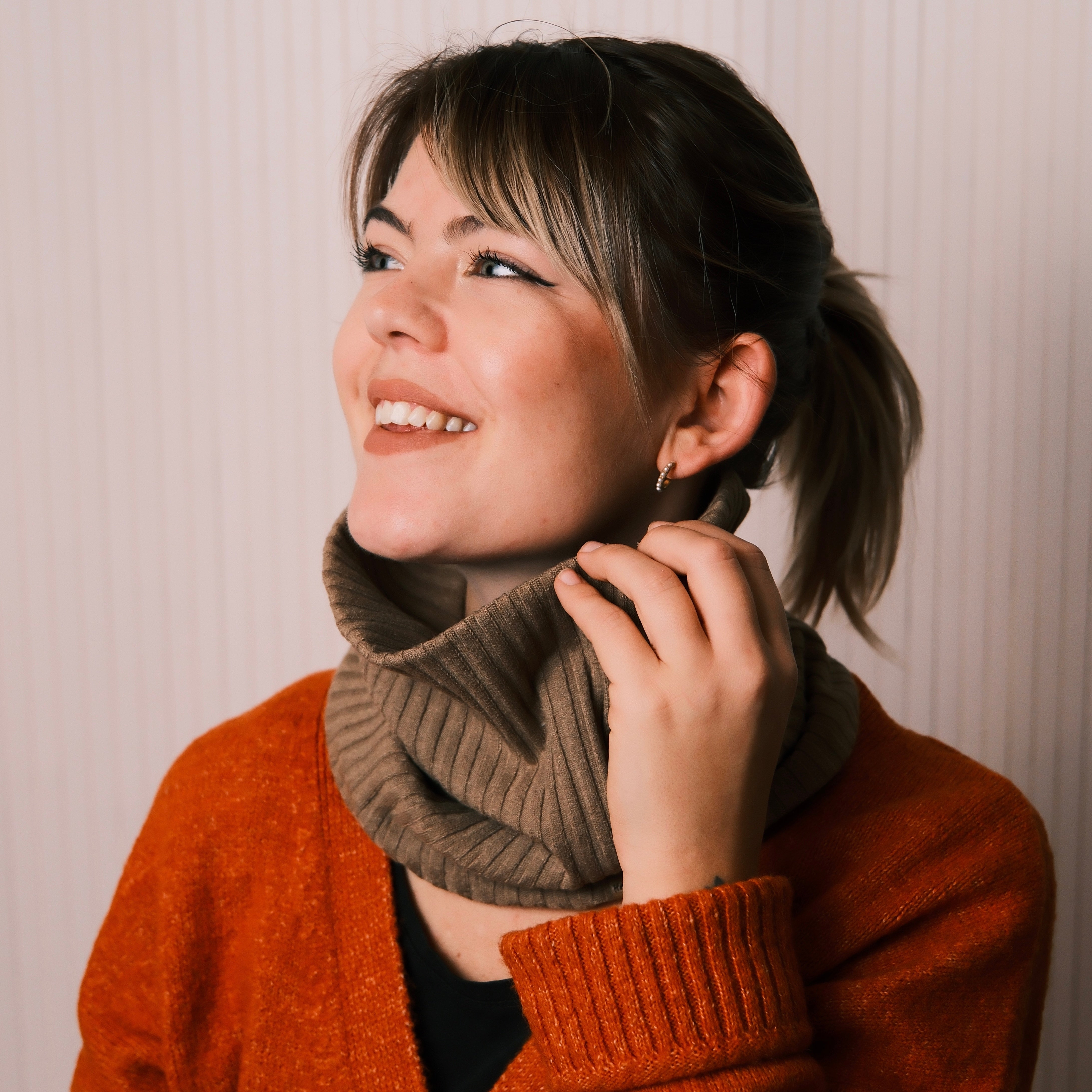 Loop - Grobstrick Olive