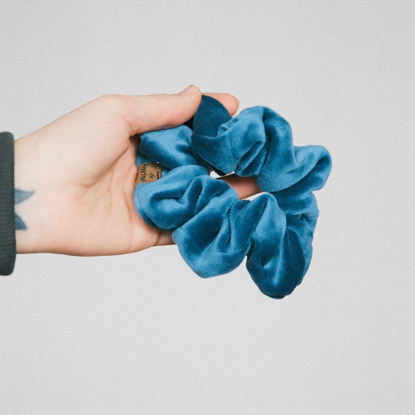 Scrunchie - Samt Petrol