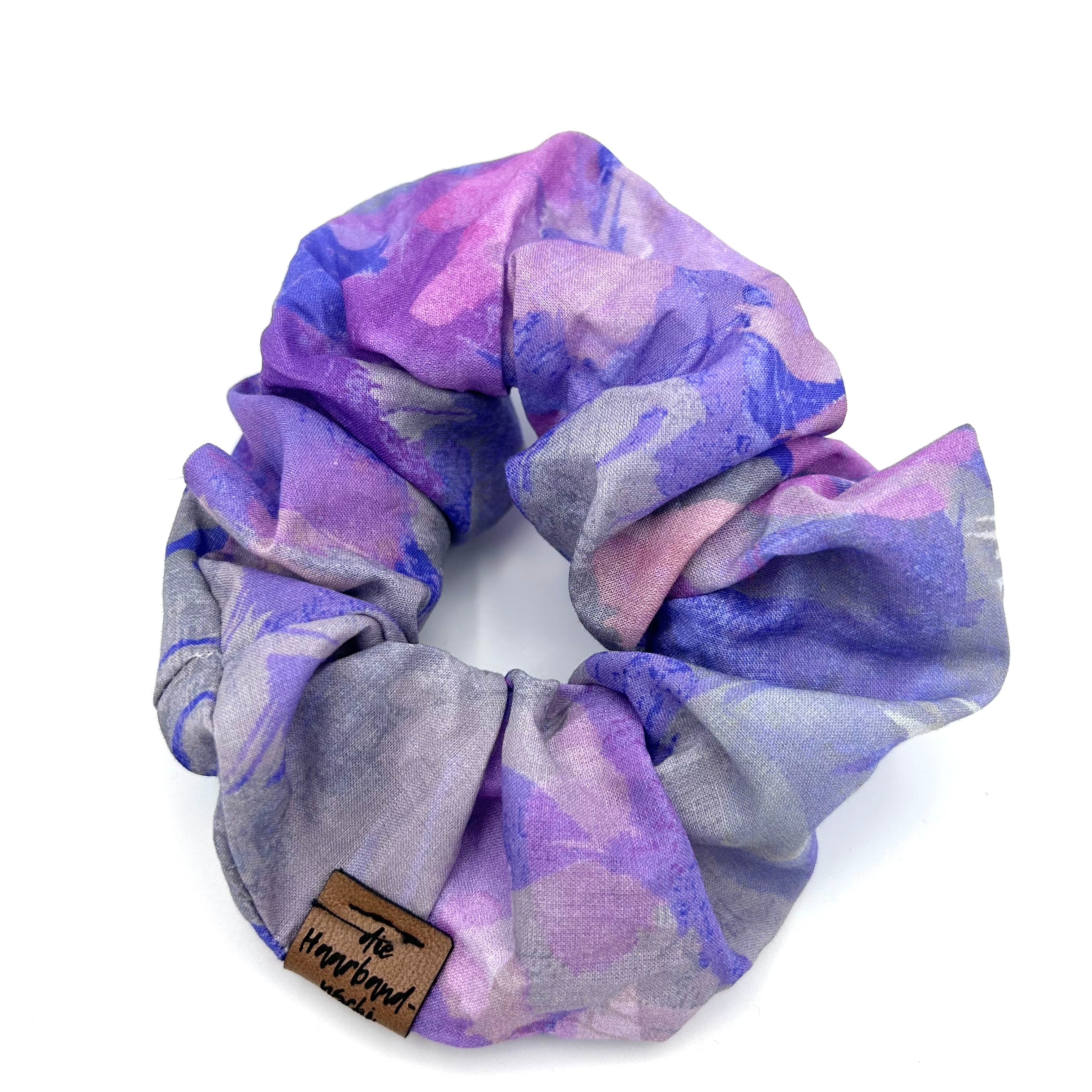 Big Scrunchie - Purple Bloom