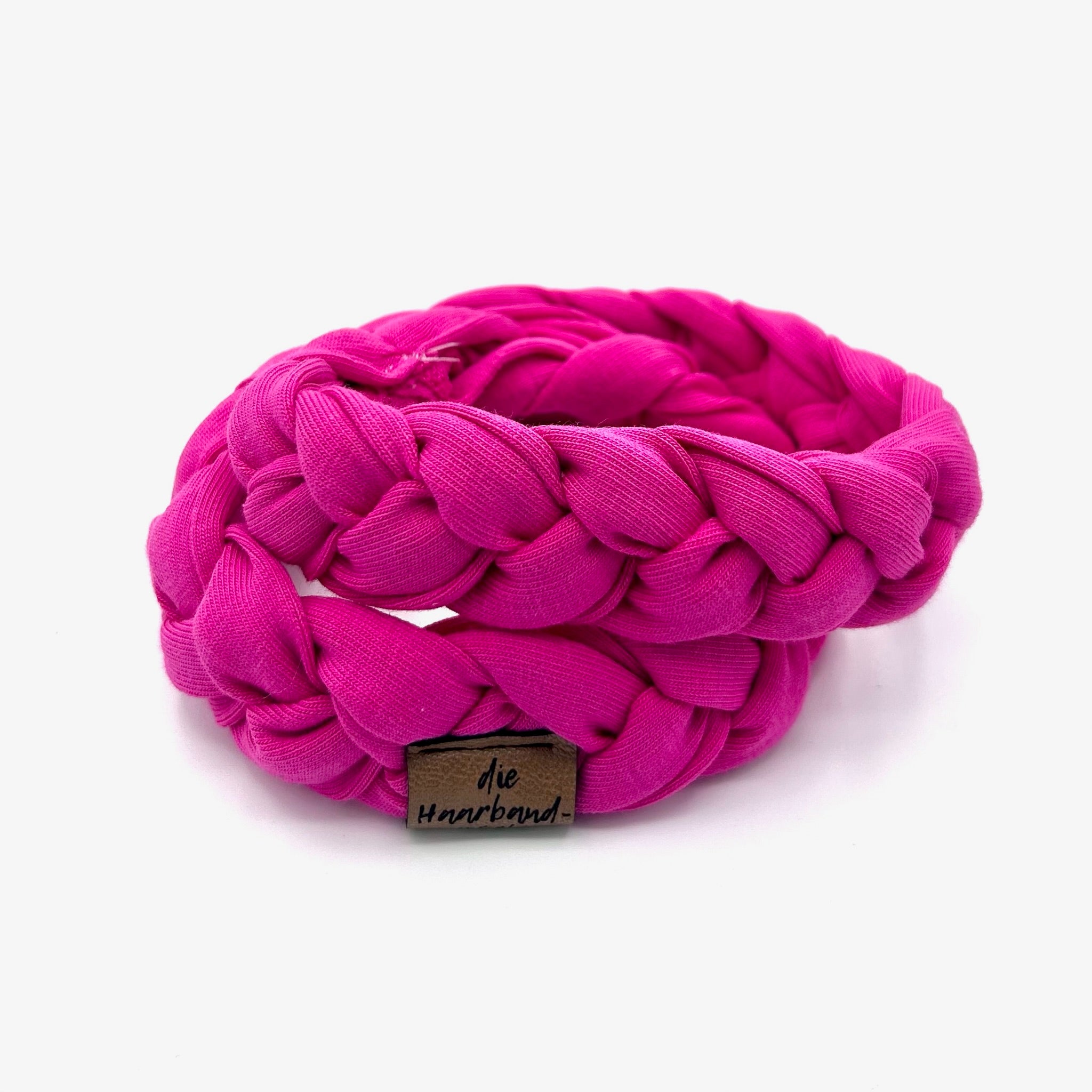 Haarband geflochten - Pink