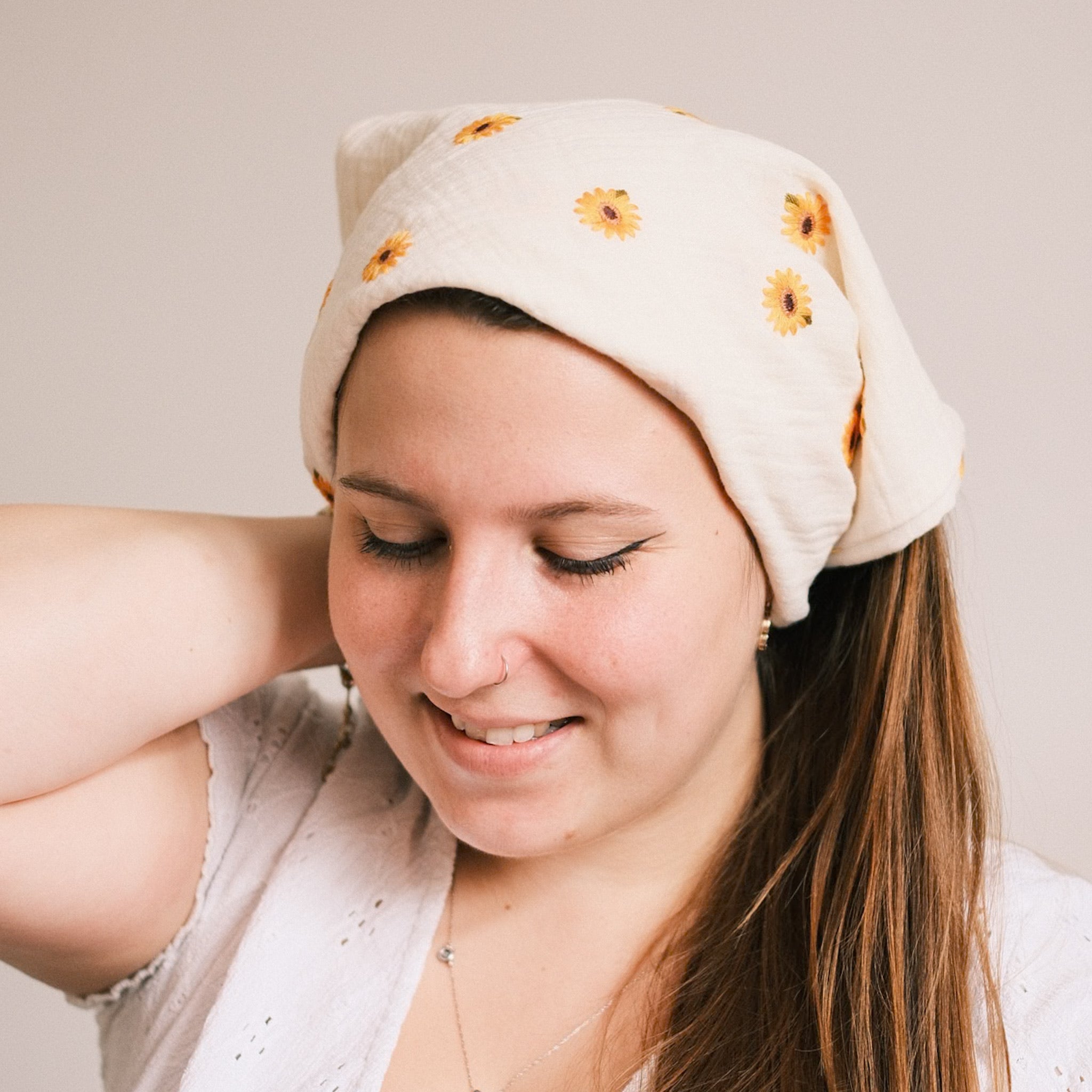 Bandana - Sonnenblume Creme
