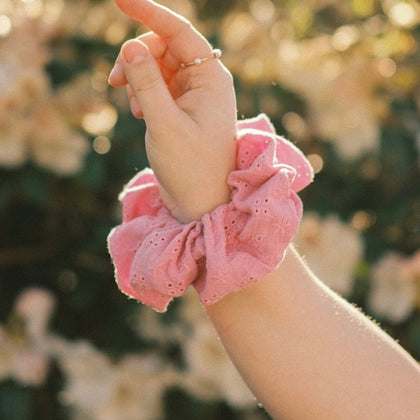 Big Scrunchie - Cotton Dream Pink