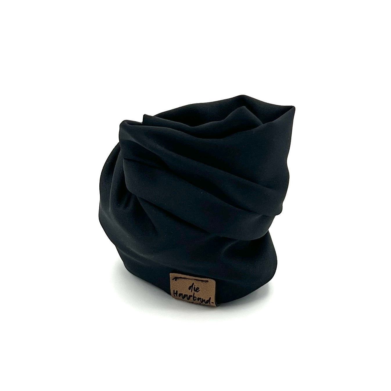 Drahthaarband Satin Schwarz