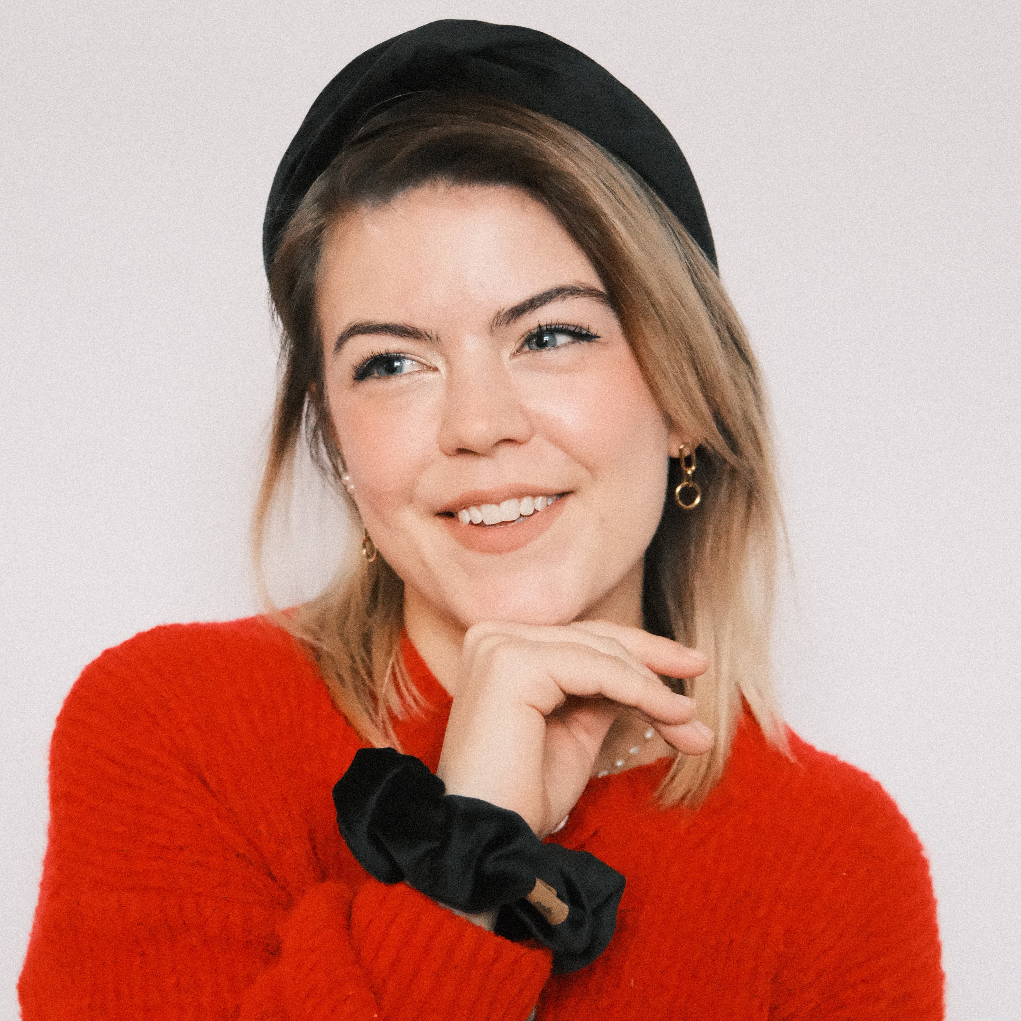 Scrunchie - Samt Schwarz