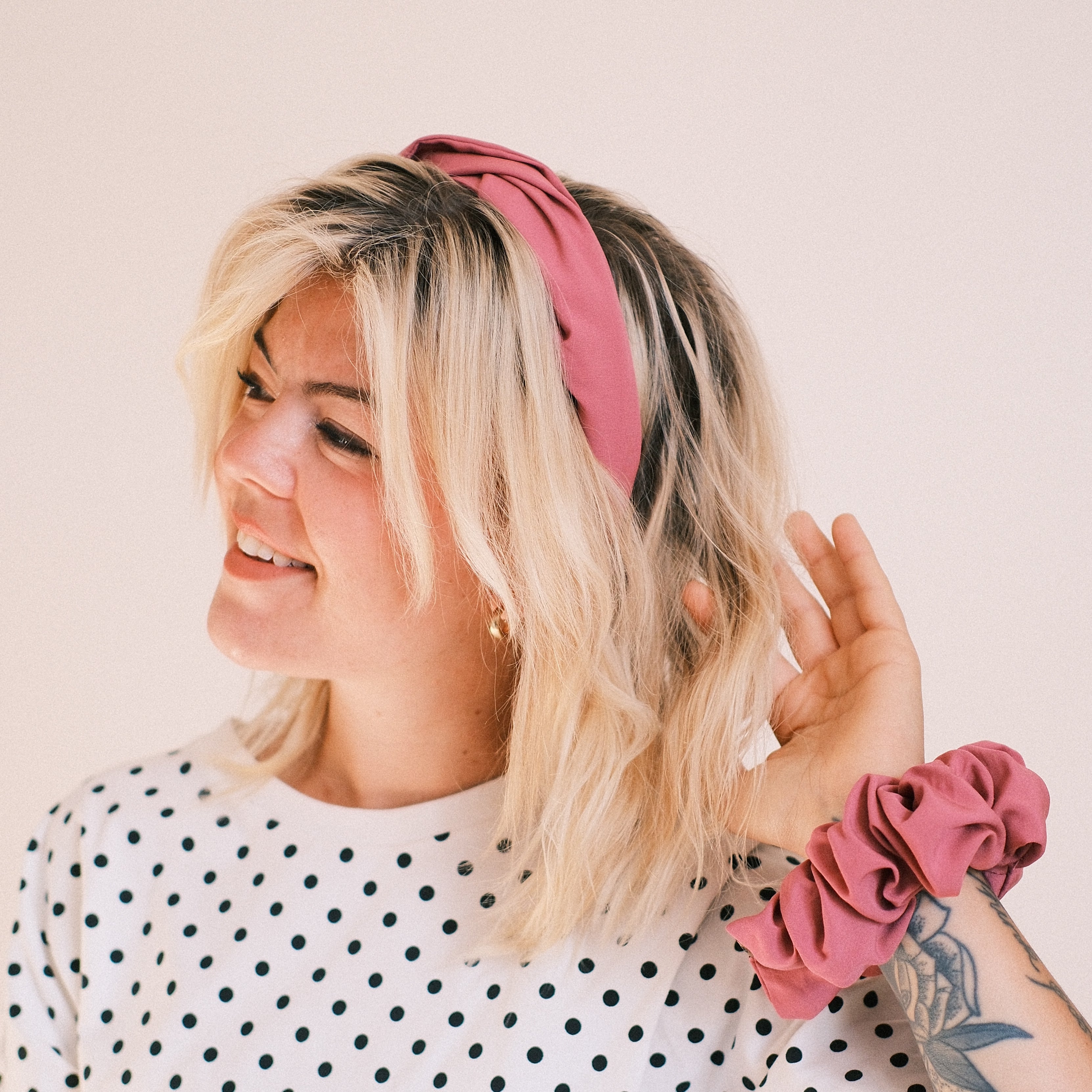 Big Scrunchie - soft touch Fuchsia