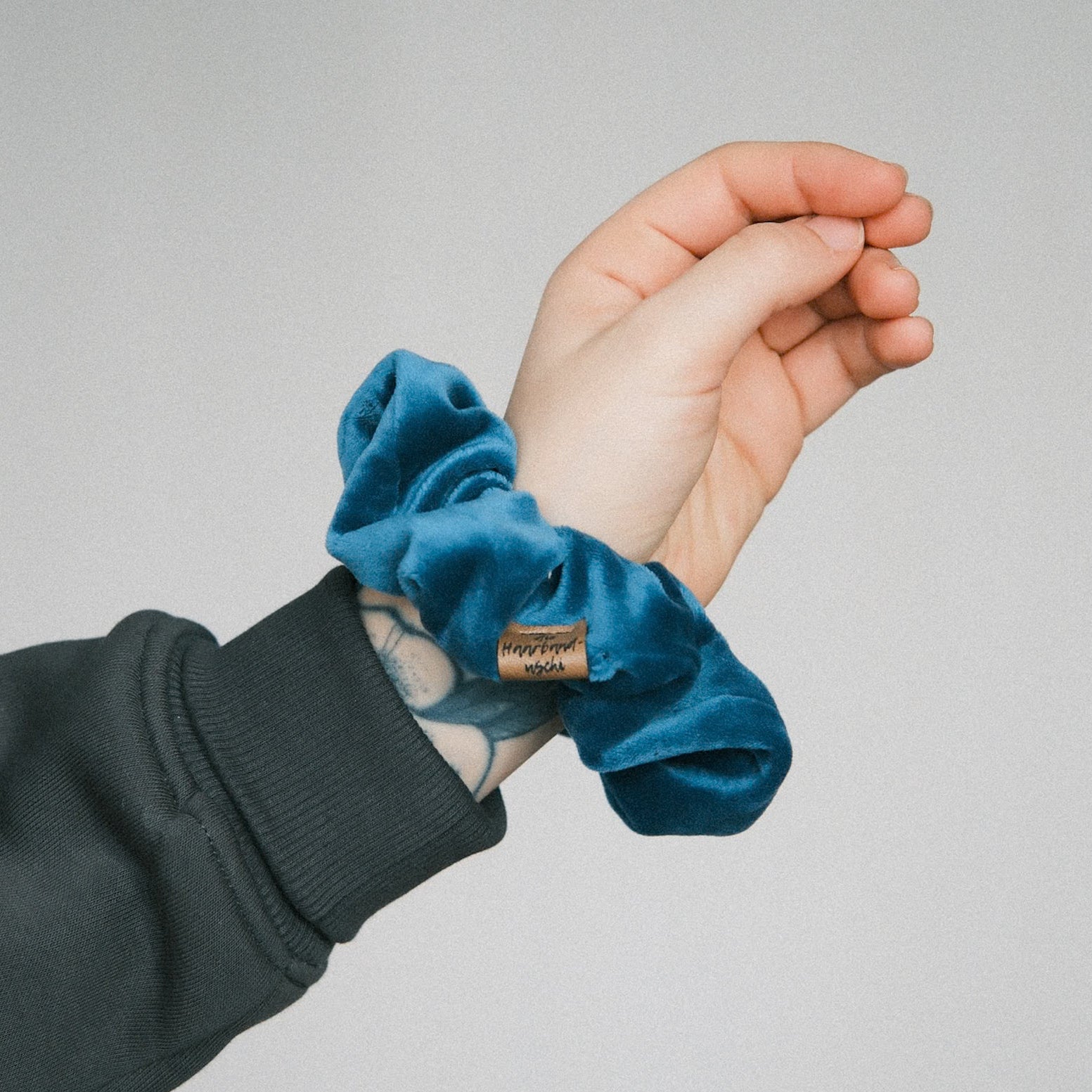 Scrunchie - Samt Petrol