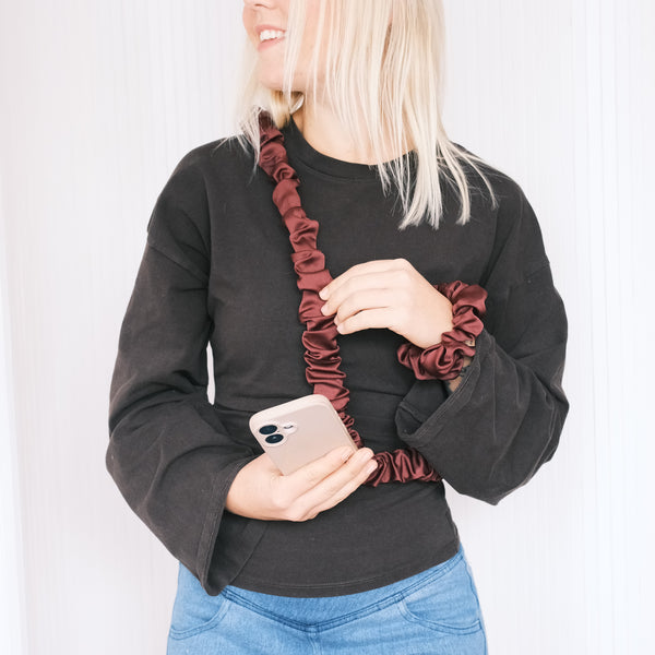 Handykette - Satin Bordeaux