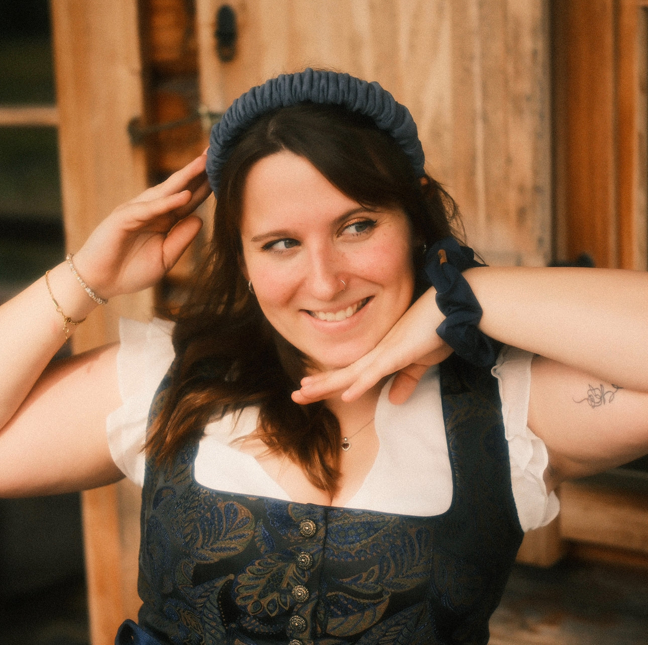 Ronja - Dirndl Blau