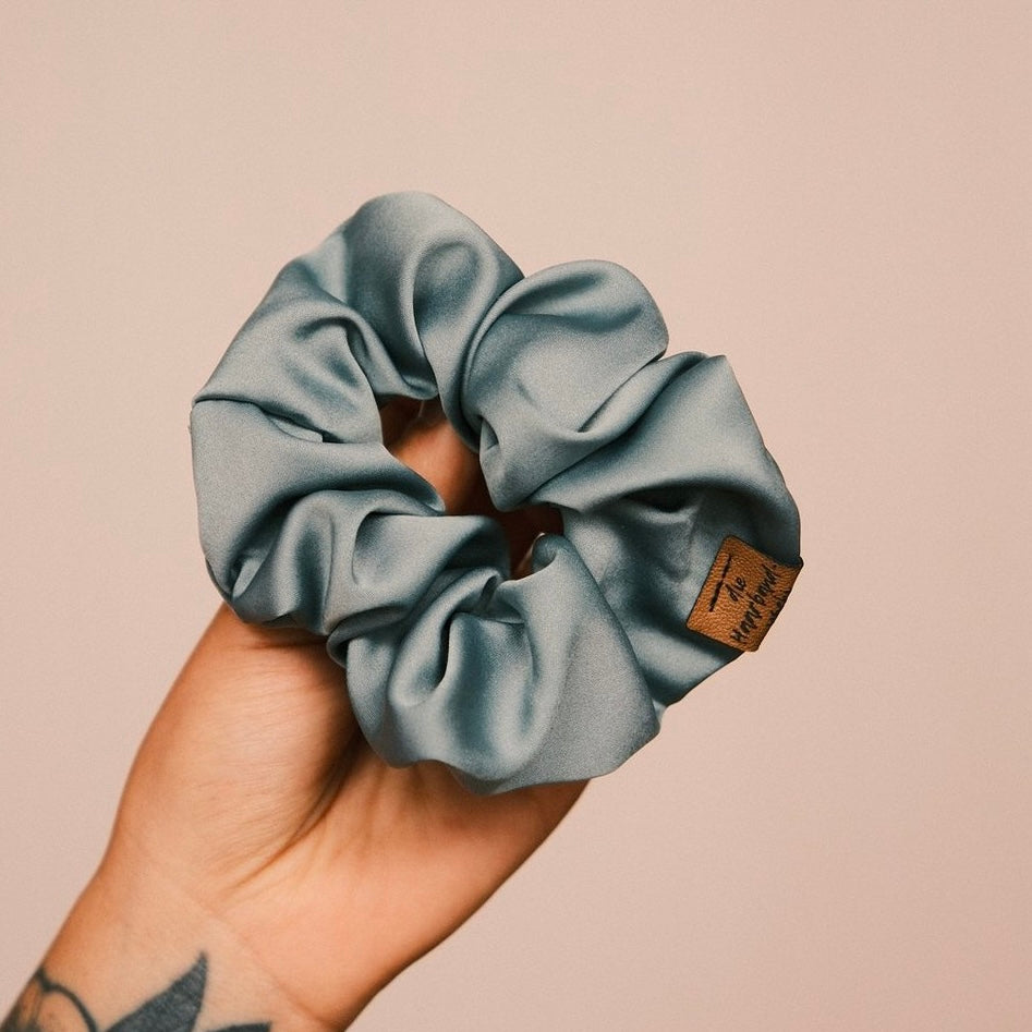 Scrunchie Satin Salbei