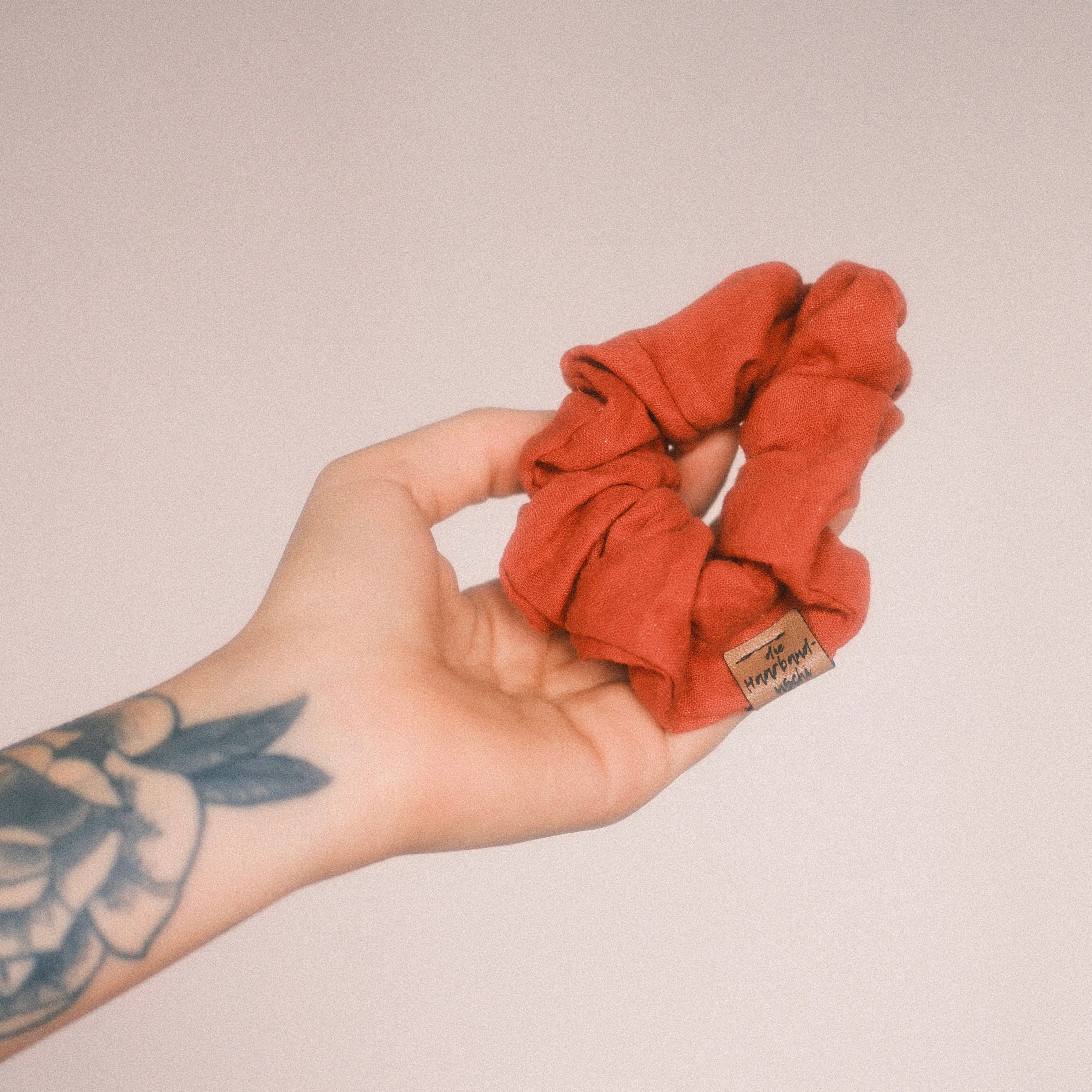 Scrunchie - Glitzer Rost