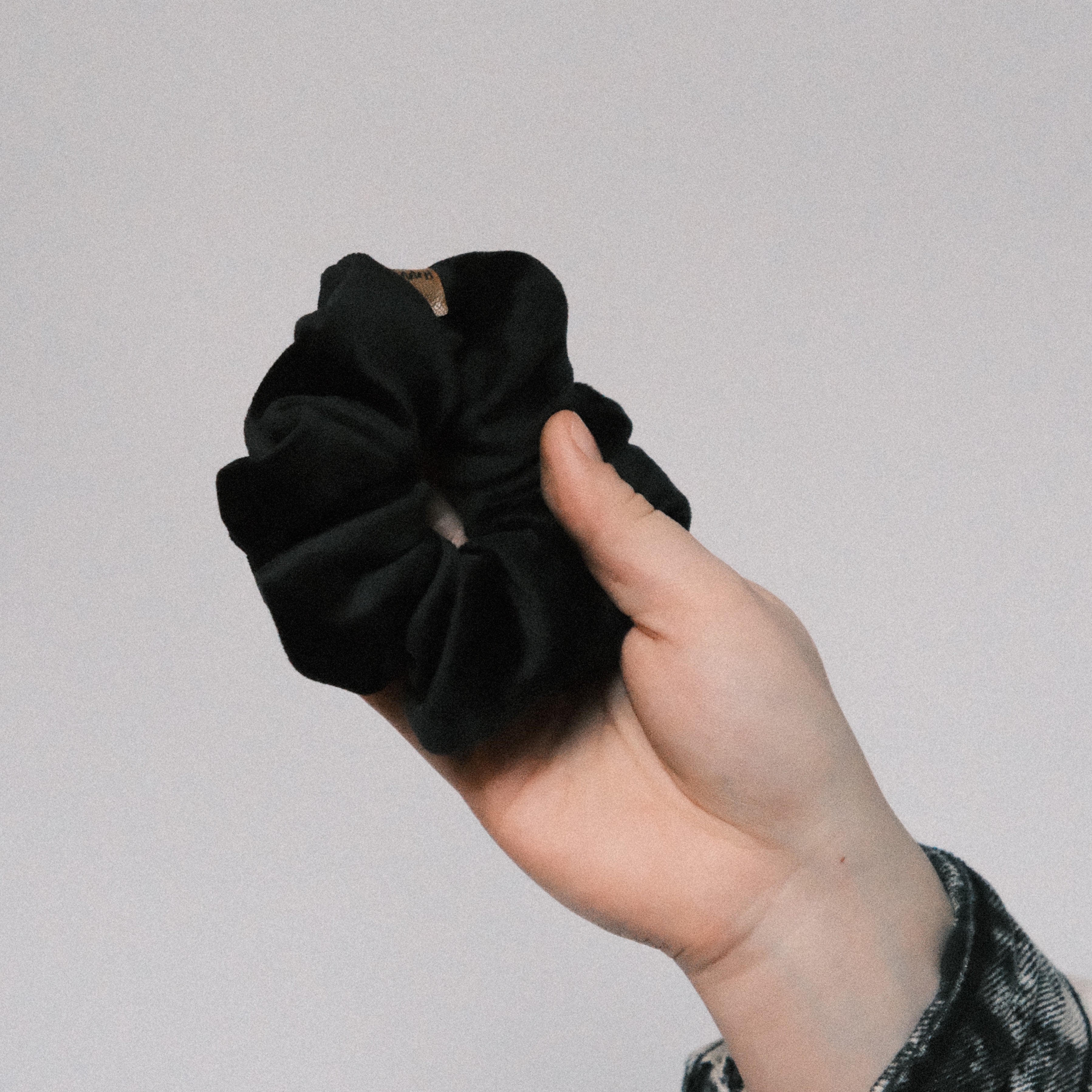 Scrunchie - Samt Schwarz