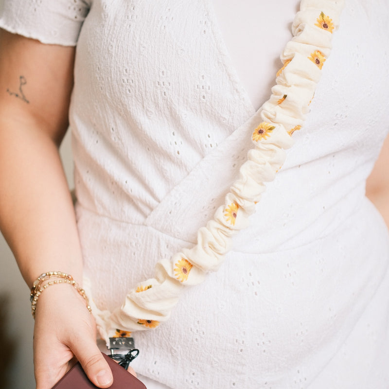 Handykette - Sonnenblume Creme