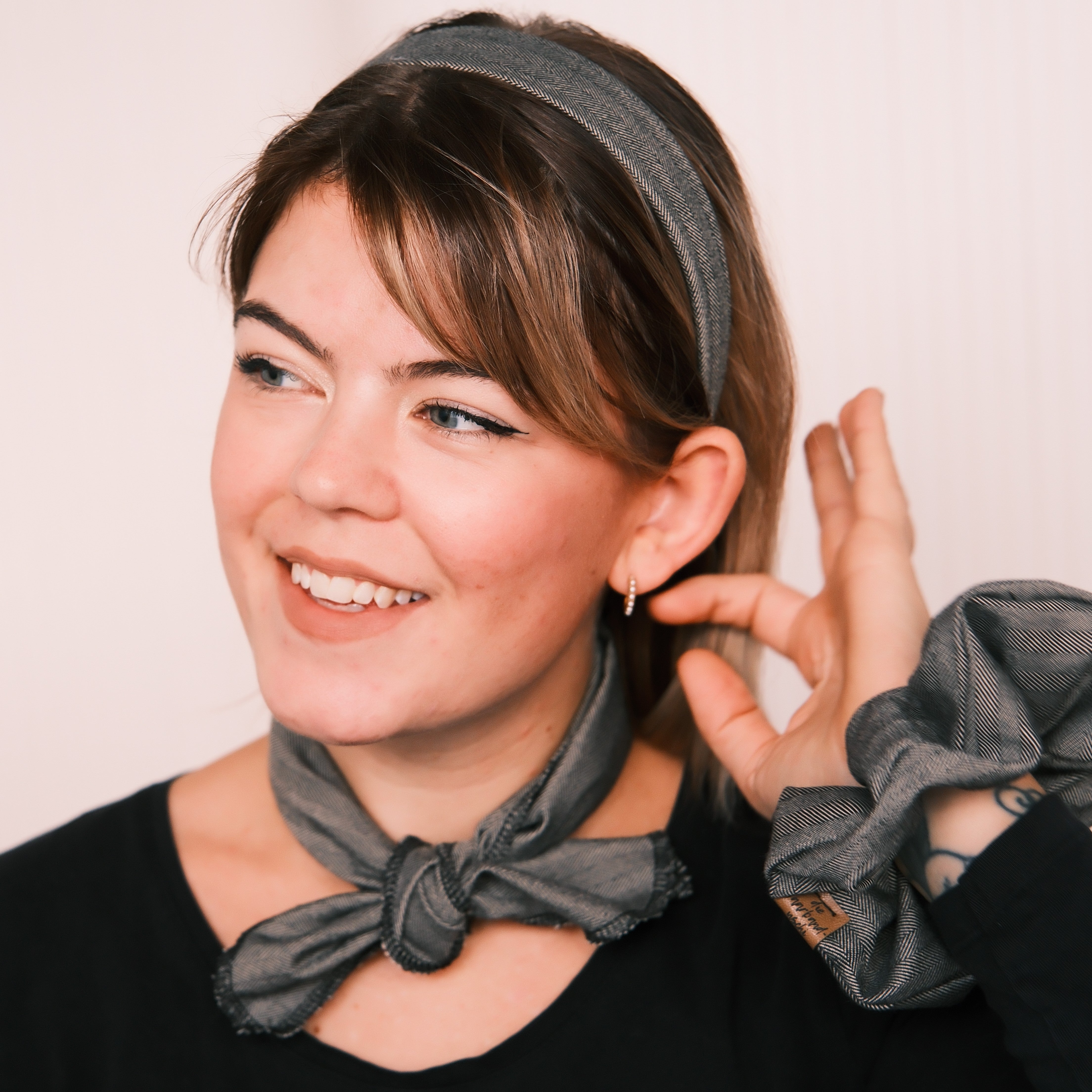 Anne - XOXO Beige/Schwarz