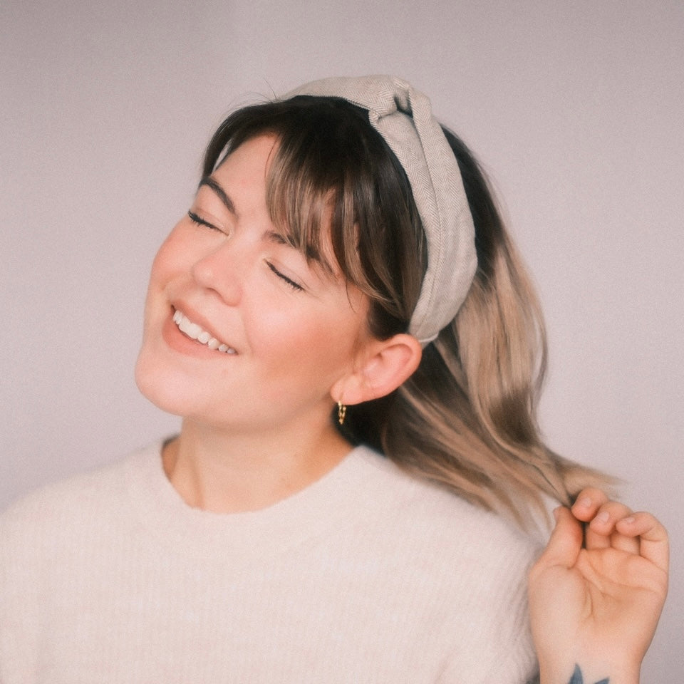 Viky Haarreif - Fischgräten Grün