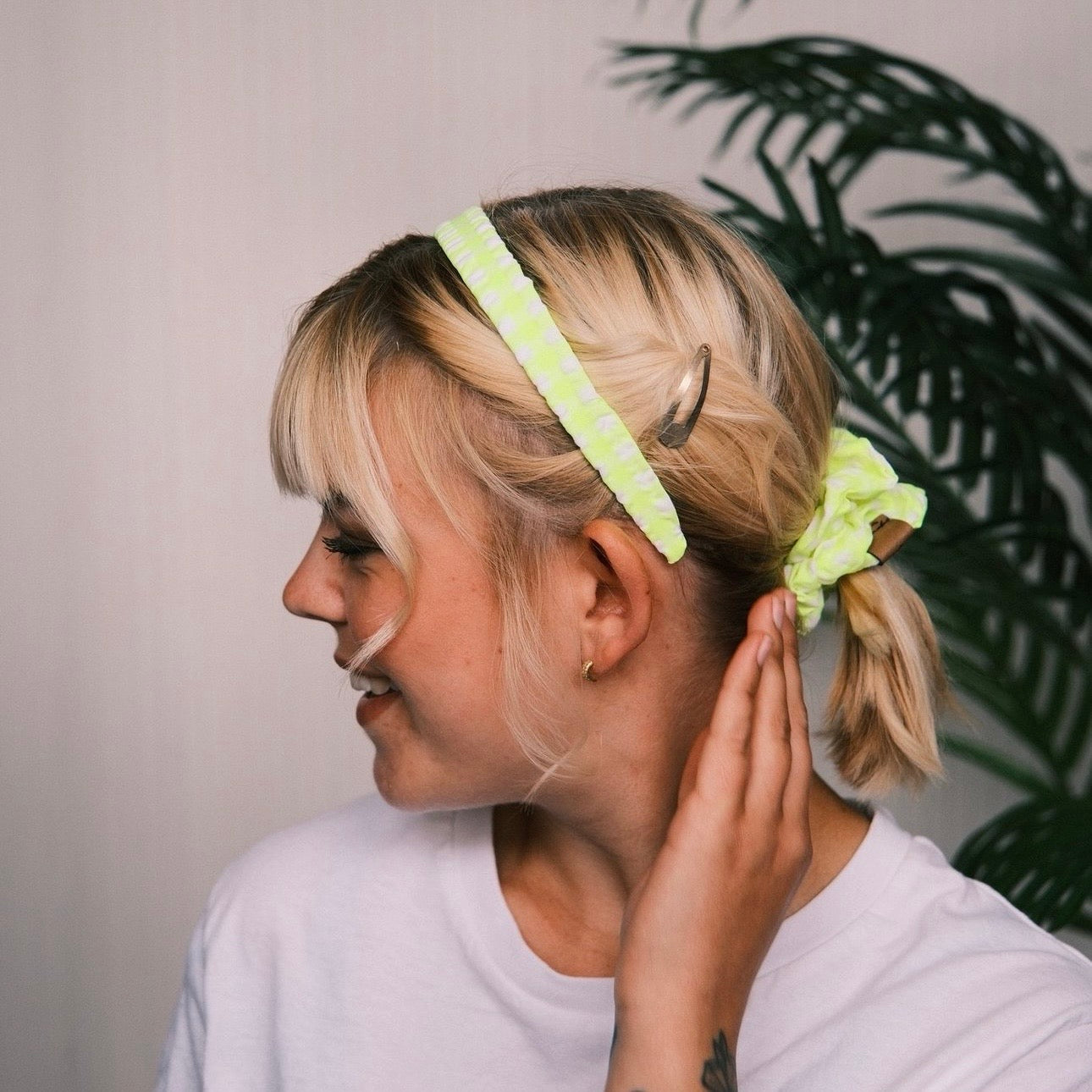 Scrunchie Neon gelb