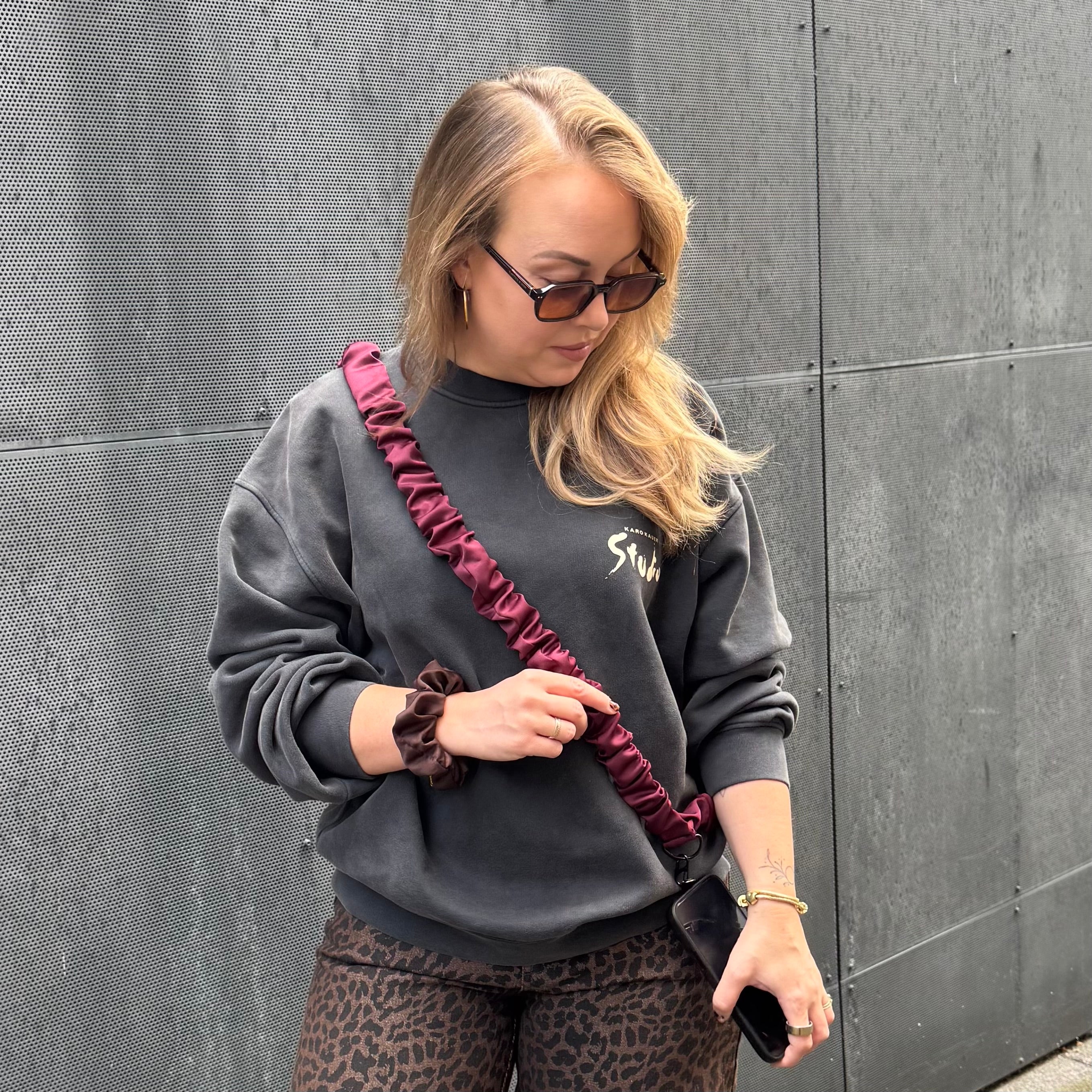 Handykette - Satin Bordeaux