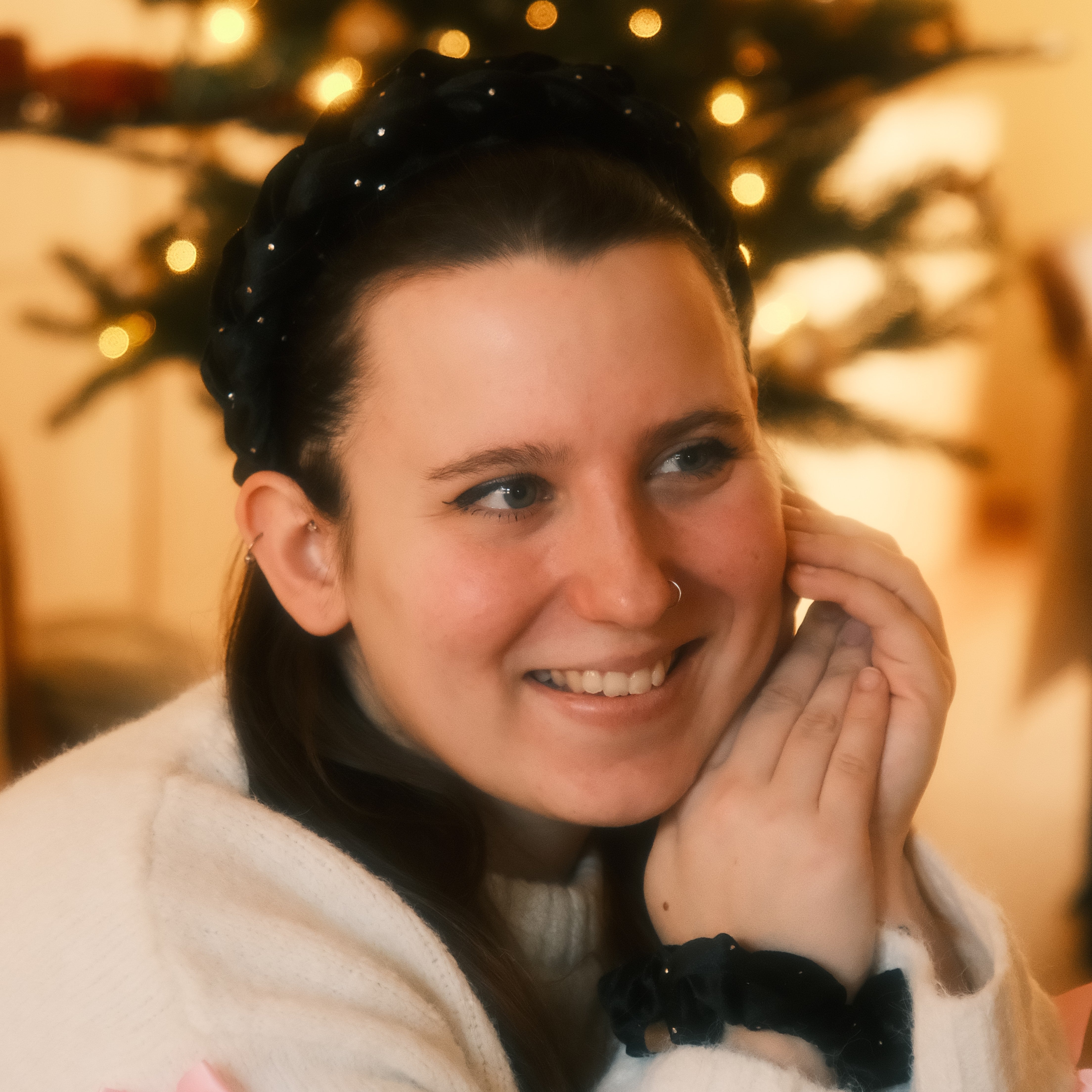 Lotte - Punkte Gold breit