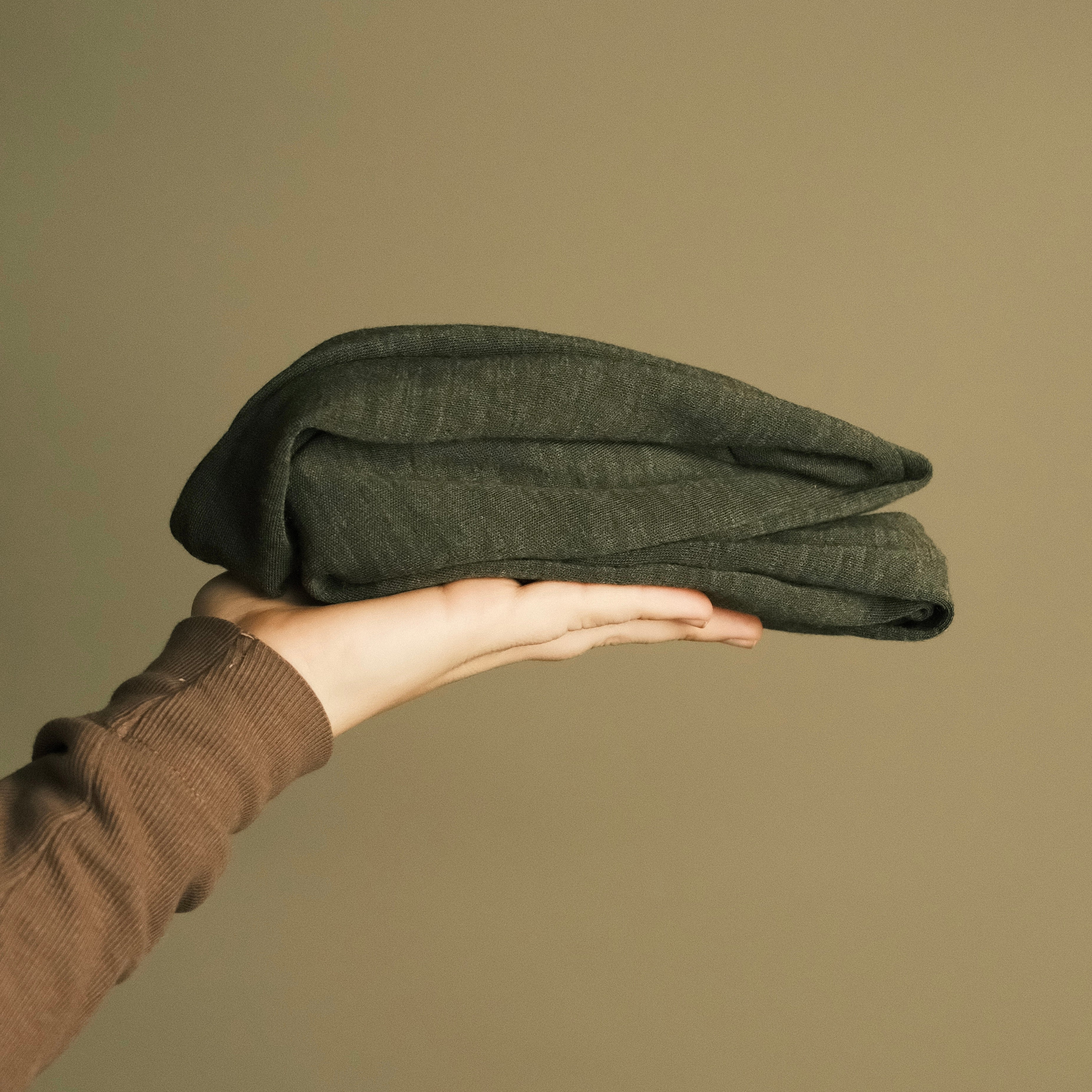 Drahthaarband breit - Warm Khaki