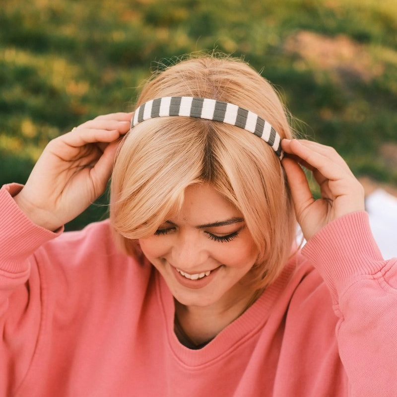 Anna - gestreift Grün