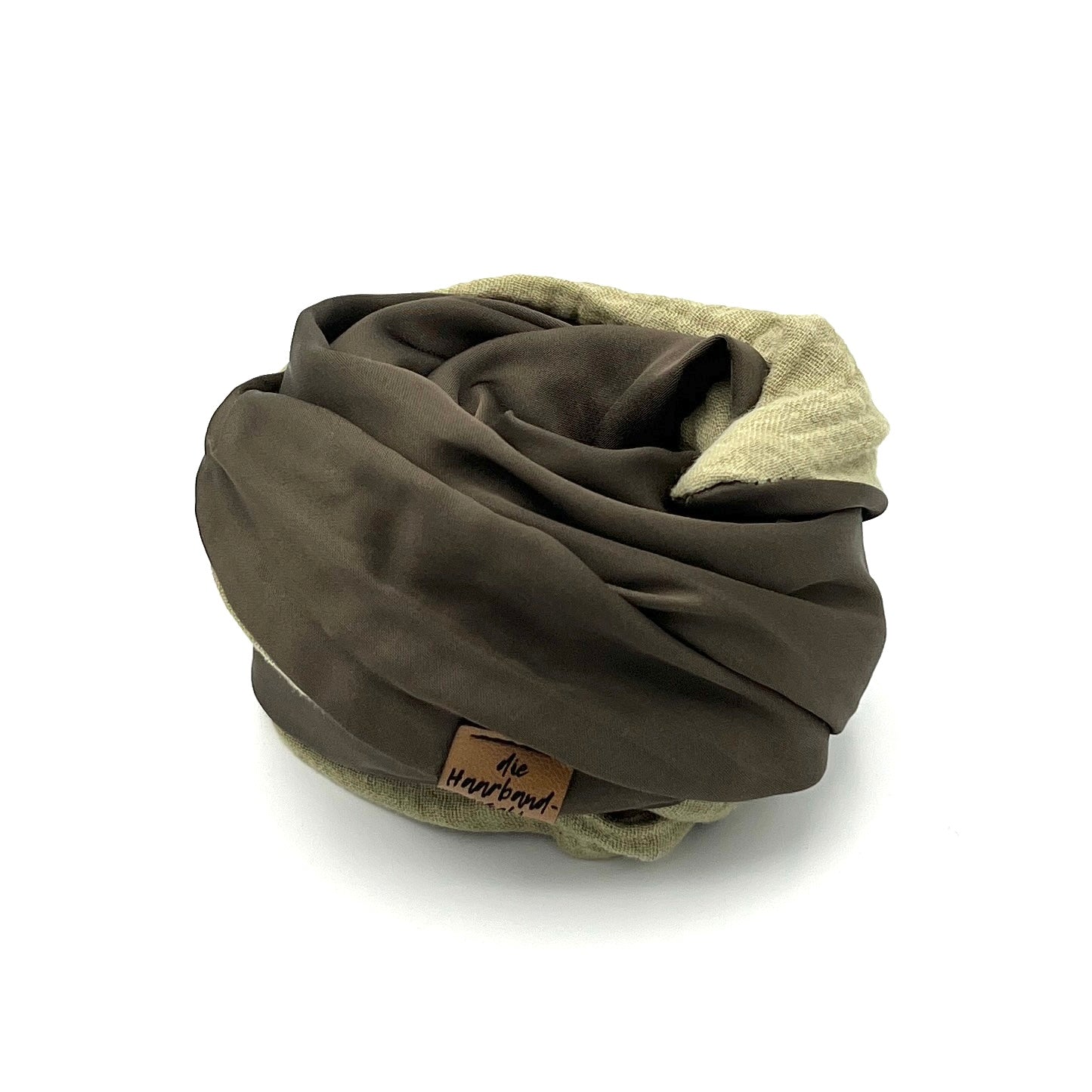 Drahthaarband 2 Seiten Olive/Khaki