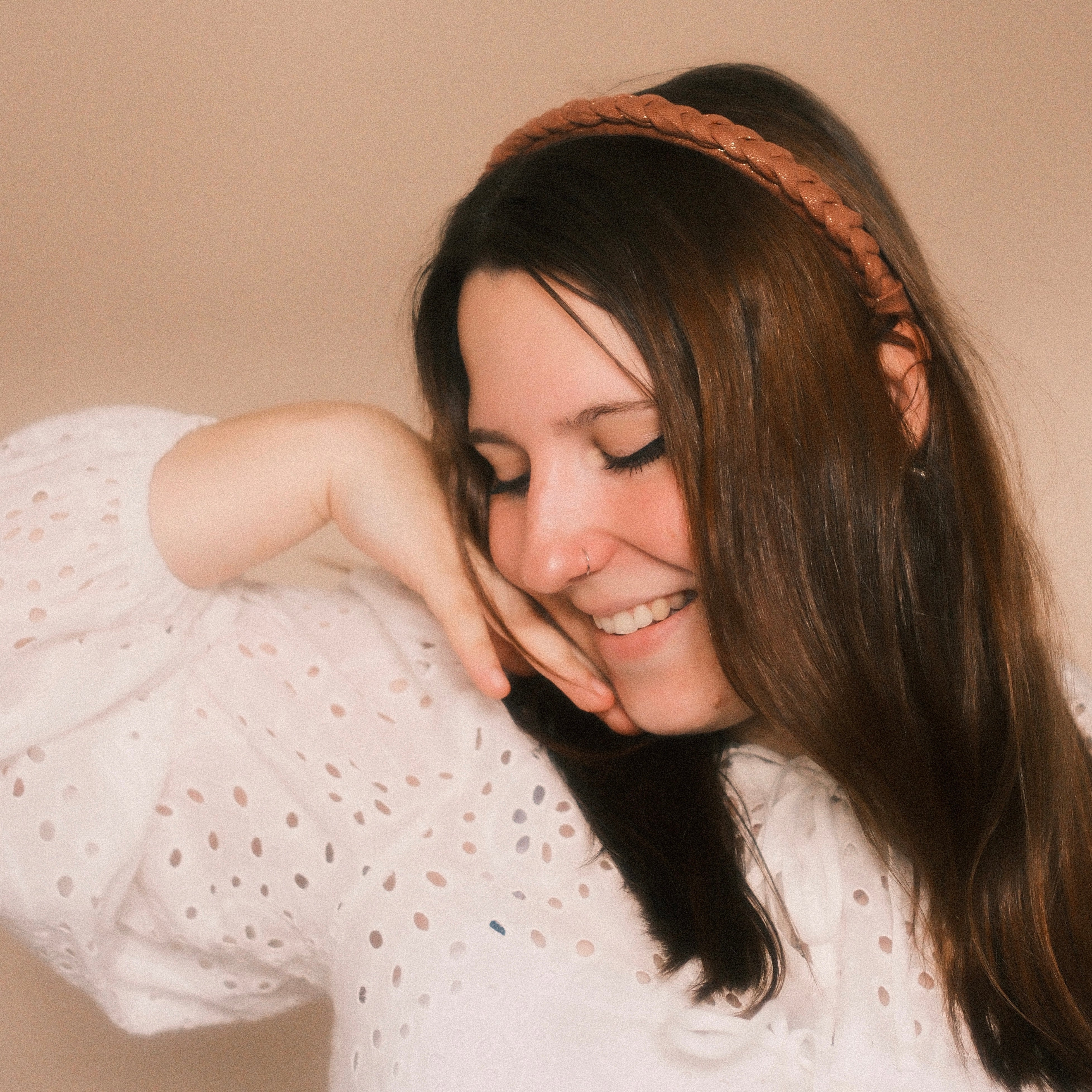 Leni - Glitzer Braun