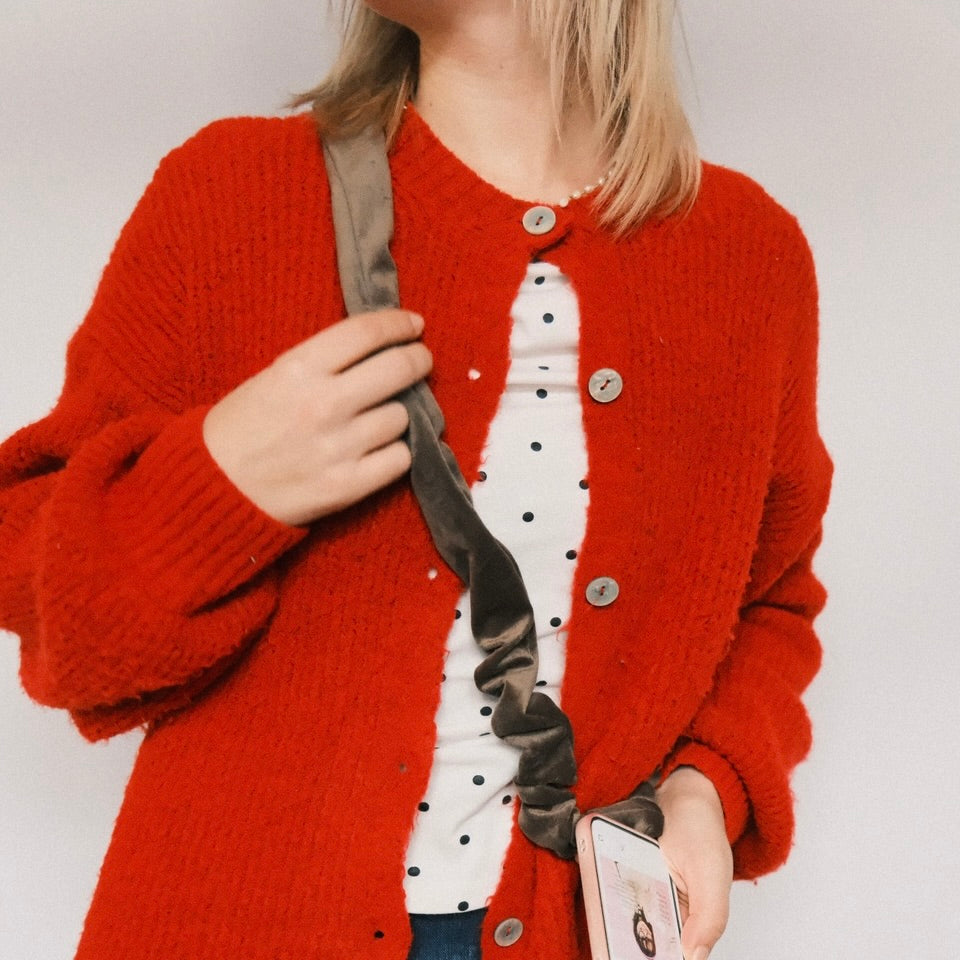 Handykette - Samt Espresso