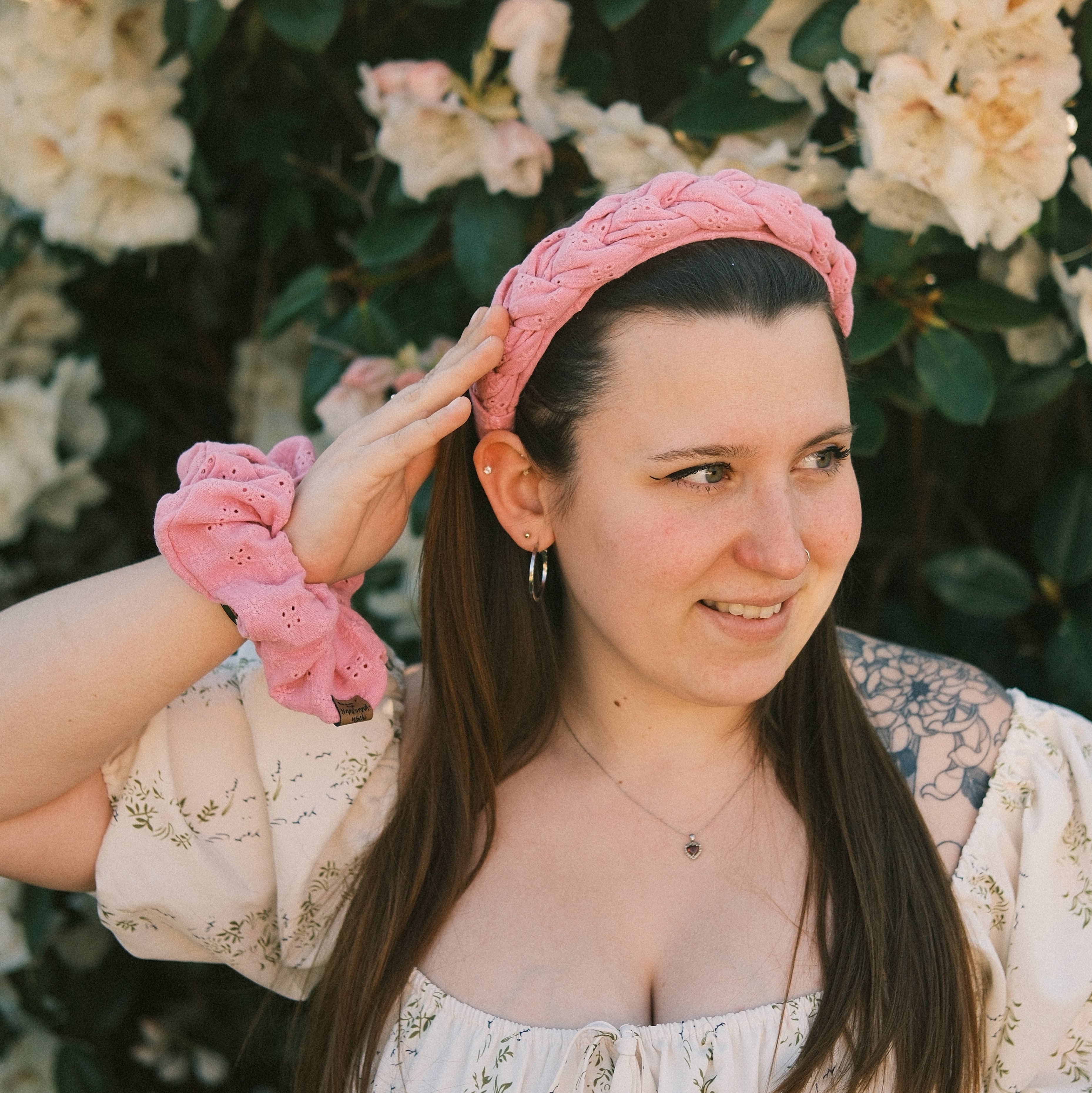 Big Scrunchie - Cotton Dream Pink