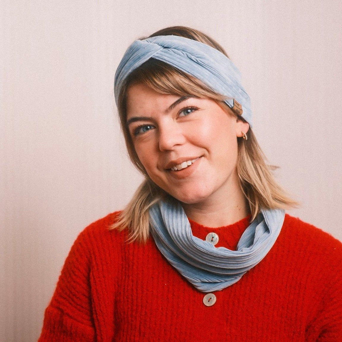 Loop - Cord Hellblau