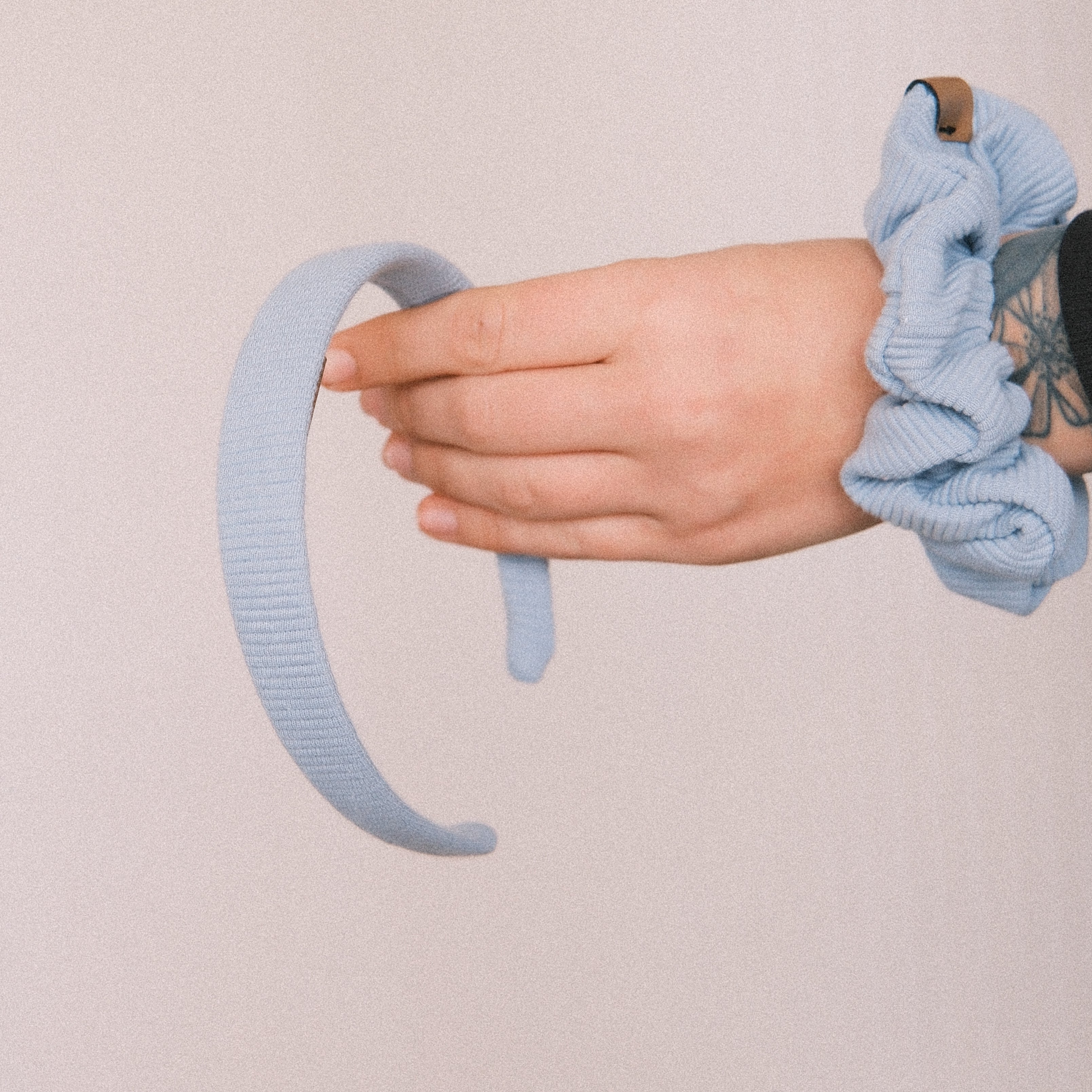 Anna - Soft Rib Blaugrau