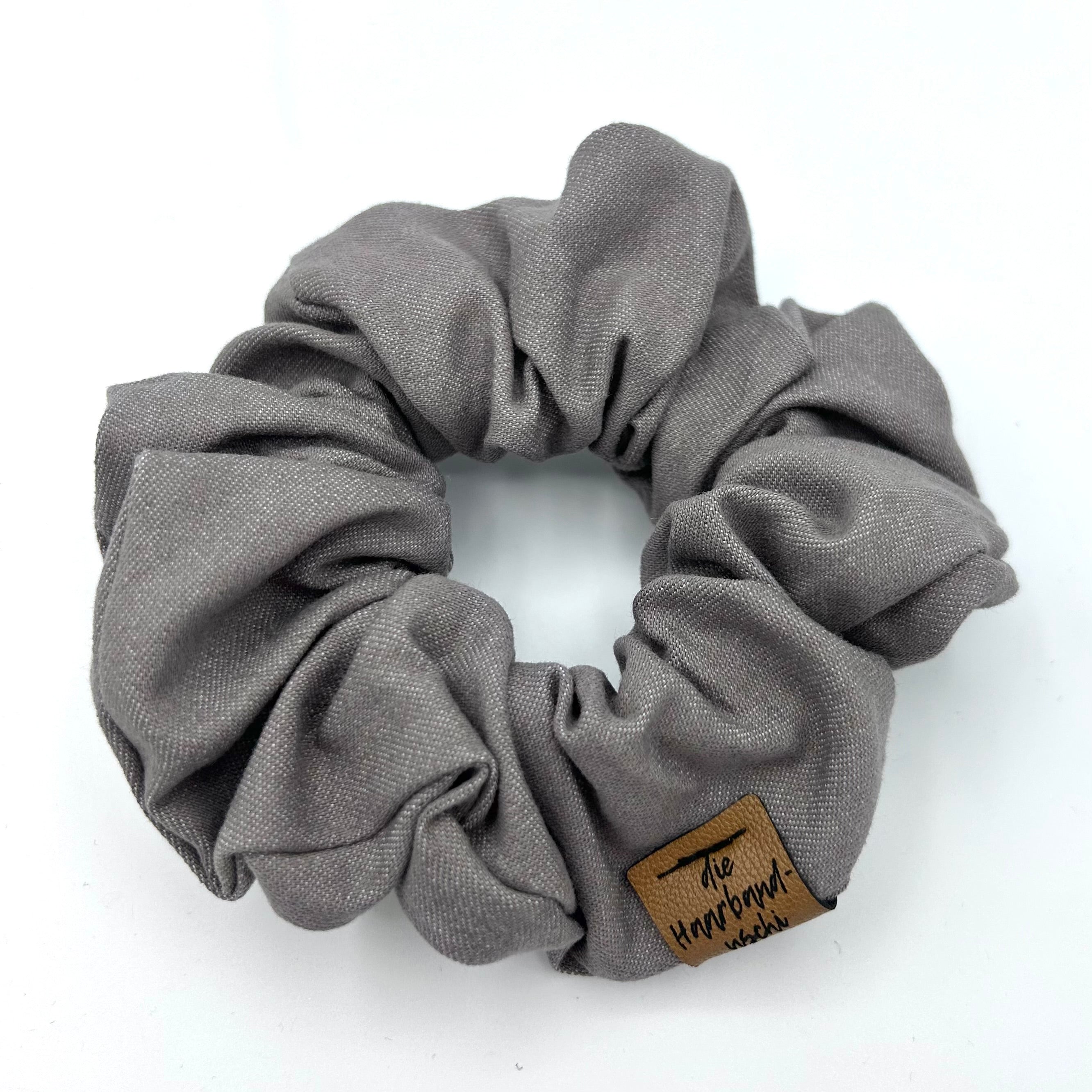 Scrunchie - Jeans Rauchgrau