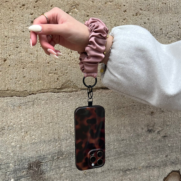 HandyScrunchie - Satin Rosa