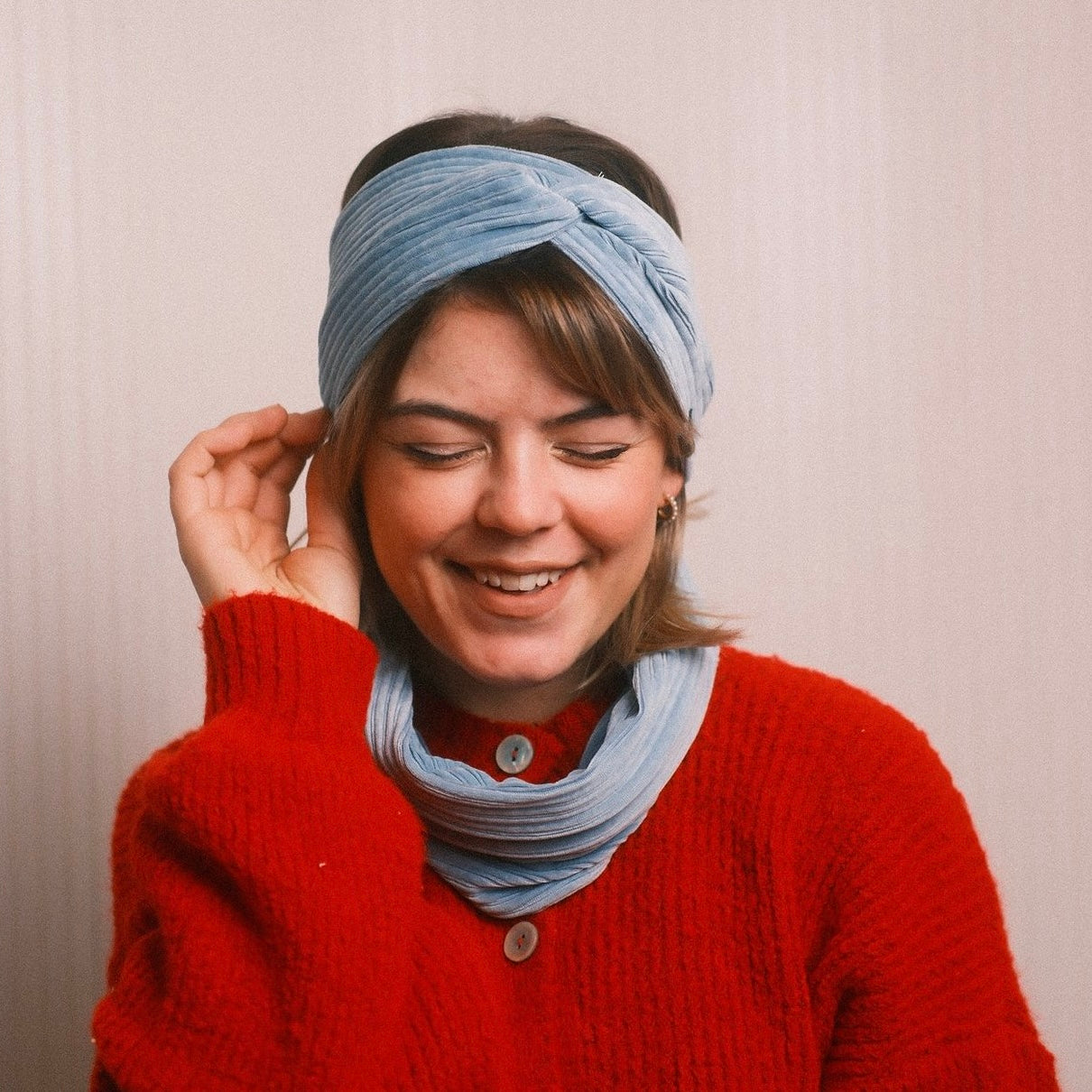 Loop - Cord Hellblau