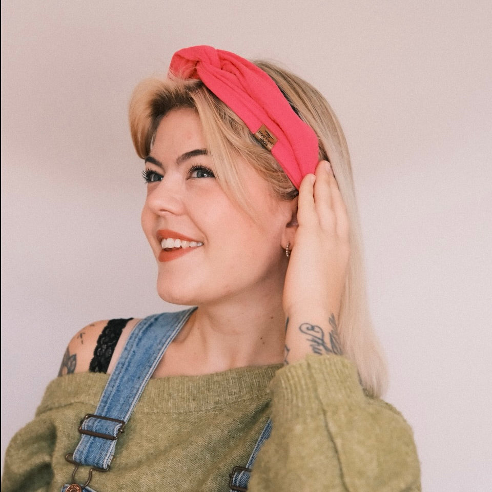 Drahthaarband - Musselin pink