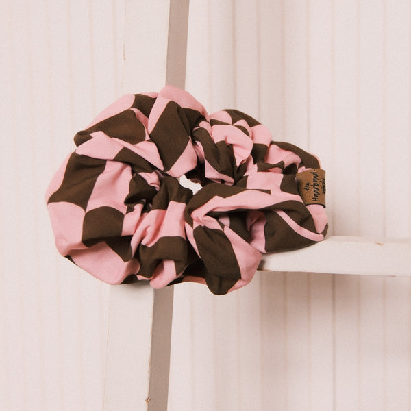 Scrunchie - Candy Lines Olive