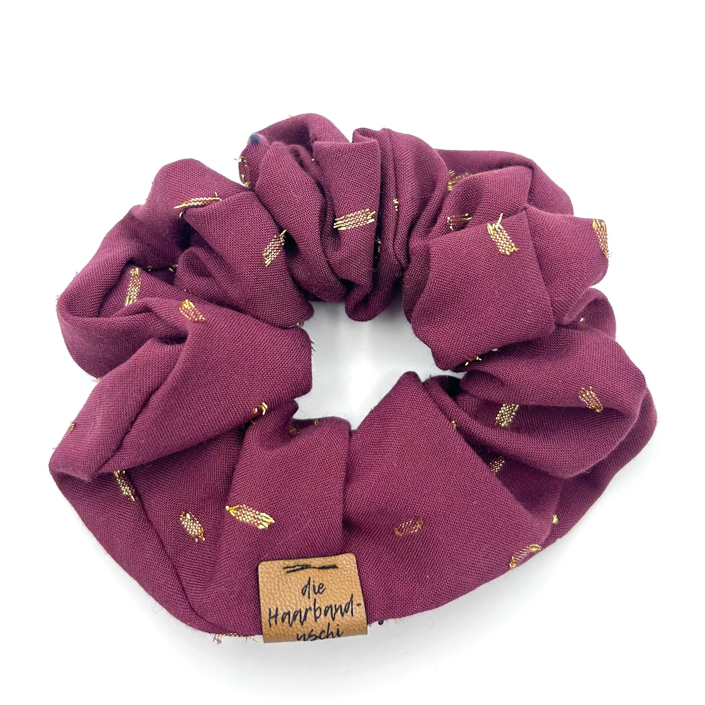 Scrunchie - Sparkle Merlot