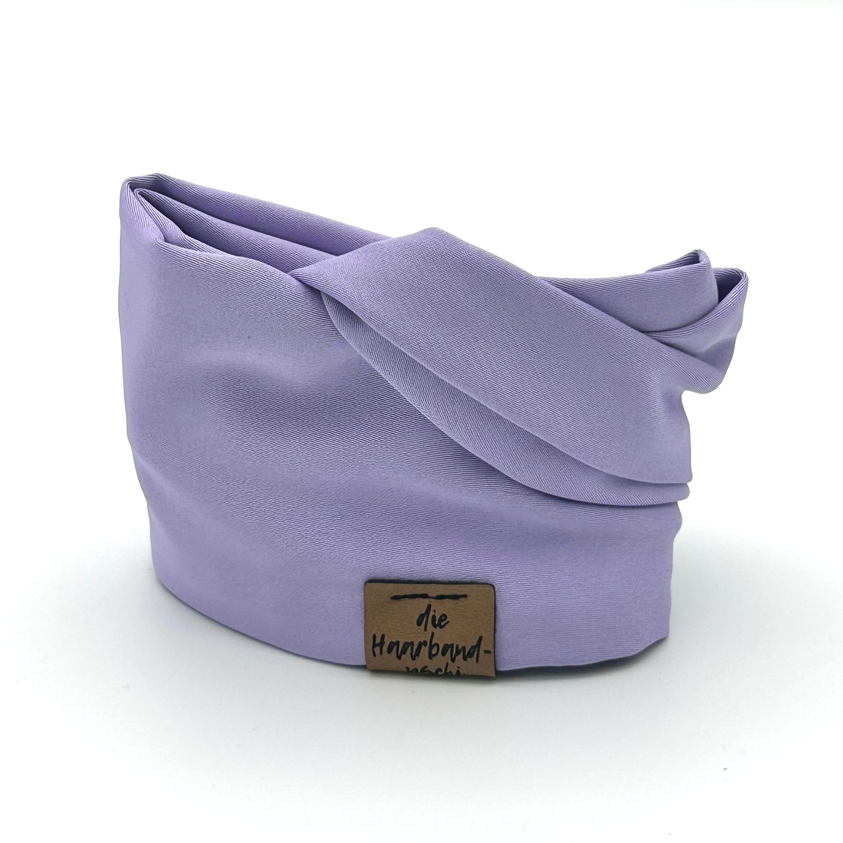 Drahthaarband Satin Flieder