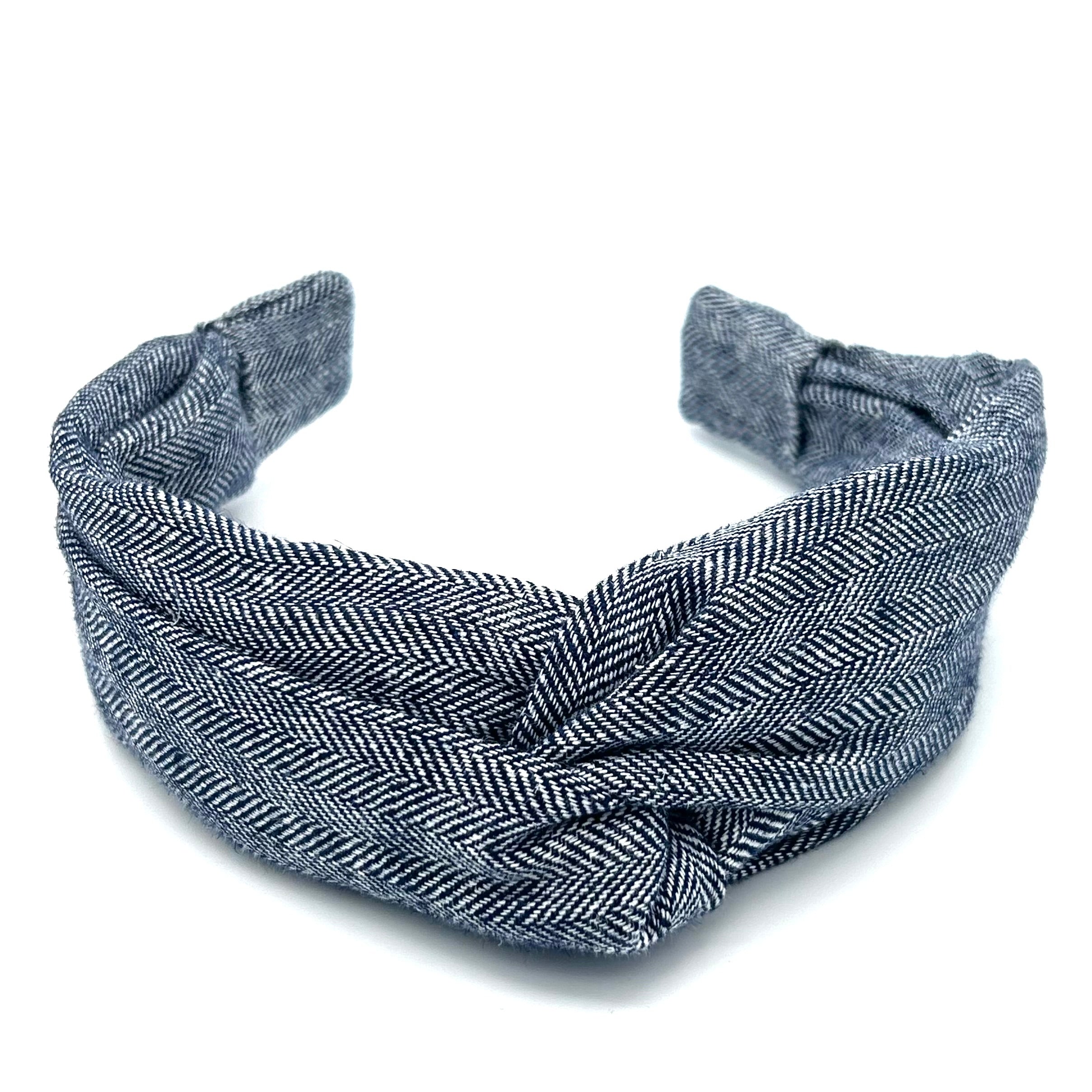 Viky Haarreif - Fischgräten Blau